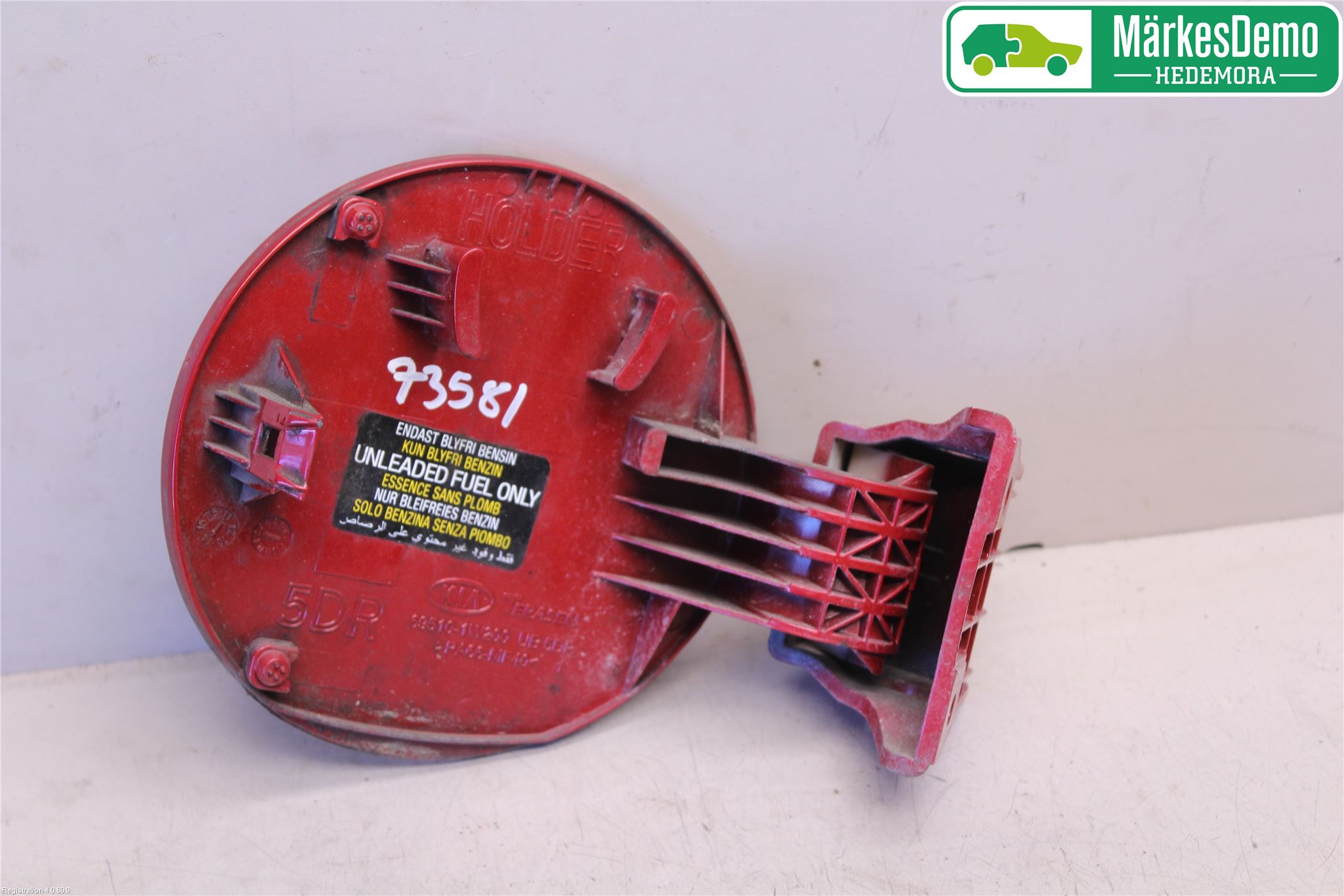 Kia RIO 12-16 Drivstoff Tankluke
