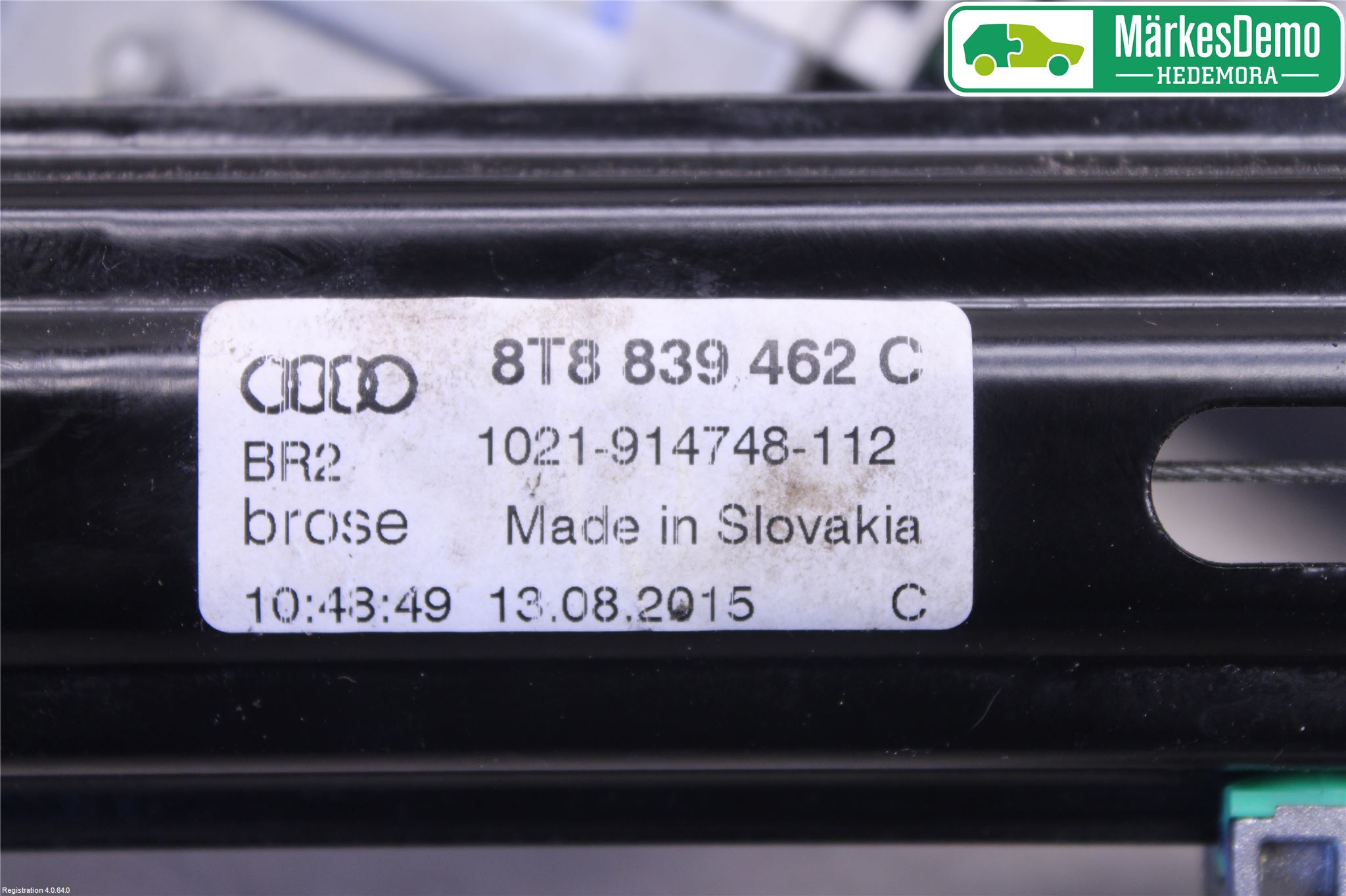Audi A5 07-16 Vindusheis El Komp