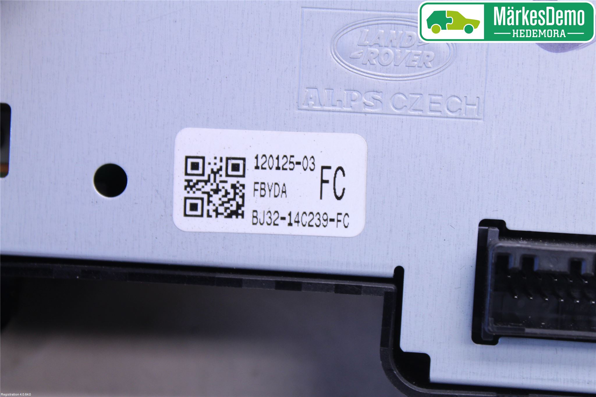 Landrover LAND ROVER RANGE ROVER EVOQUE (L538) 11-18 Varme Ac Betjening-Display