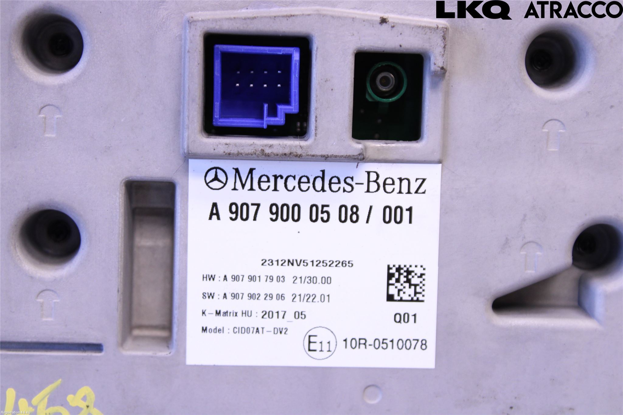 Mercedes-Benz MB SPRINTER (W907/W910) 19- Multifunktionsdisplay
