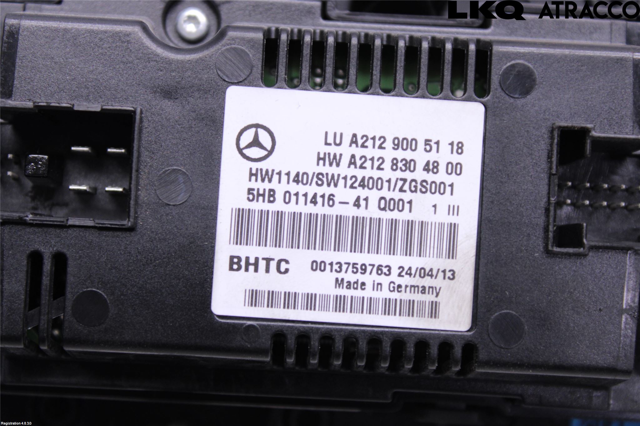 Mercedes-Benz MB E-KLASS (W212) 09-16 Varme Ac Betjening-Display