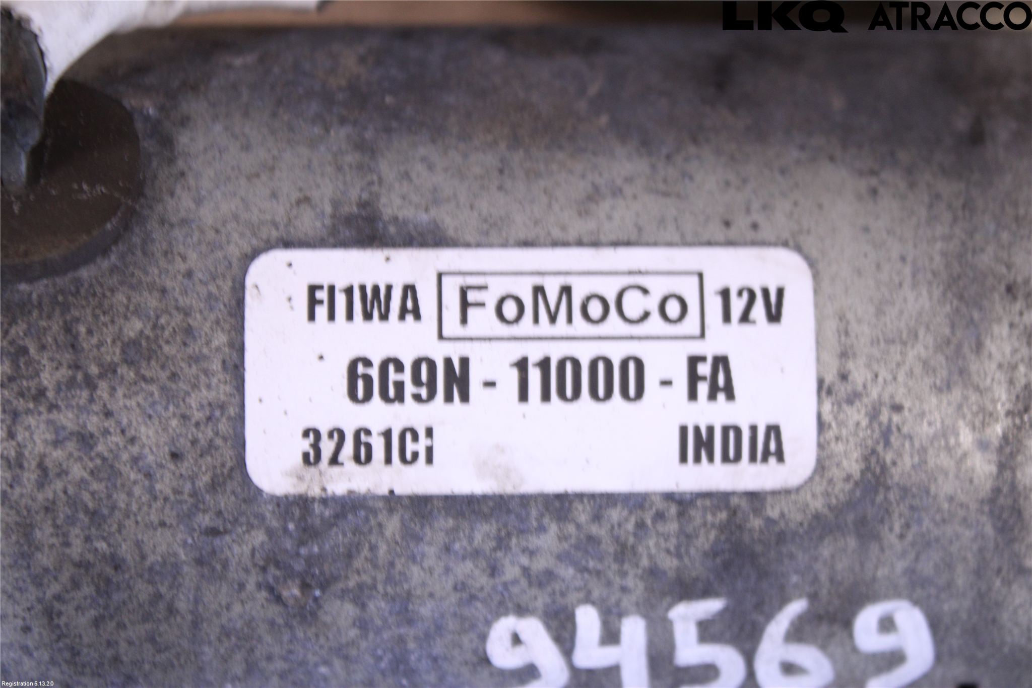 Ford KUGA 13-16 Startmotor Diesel
