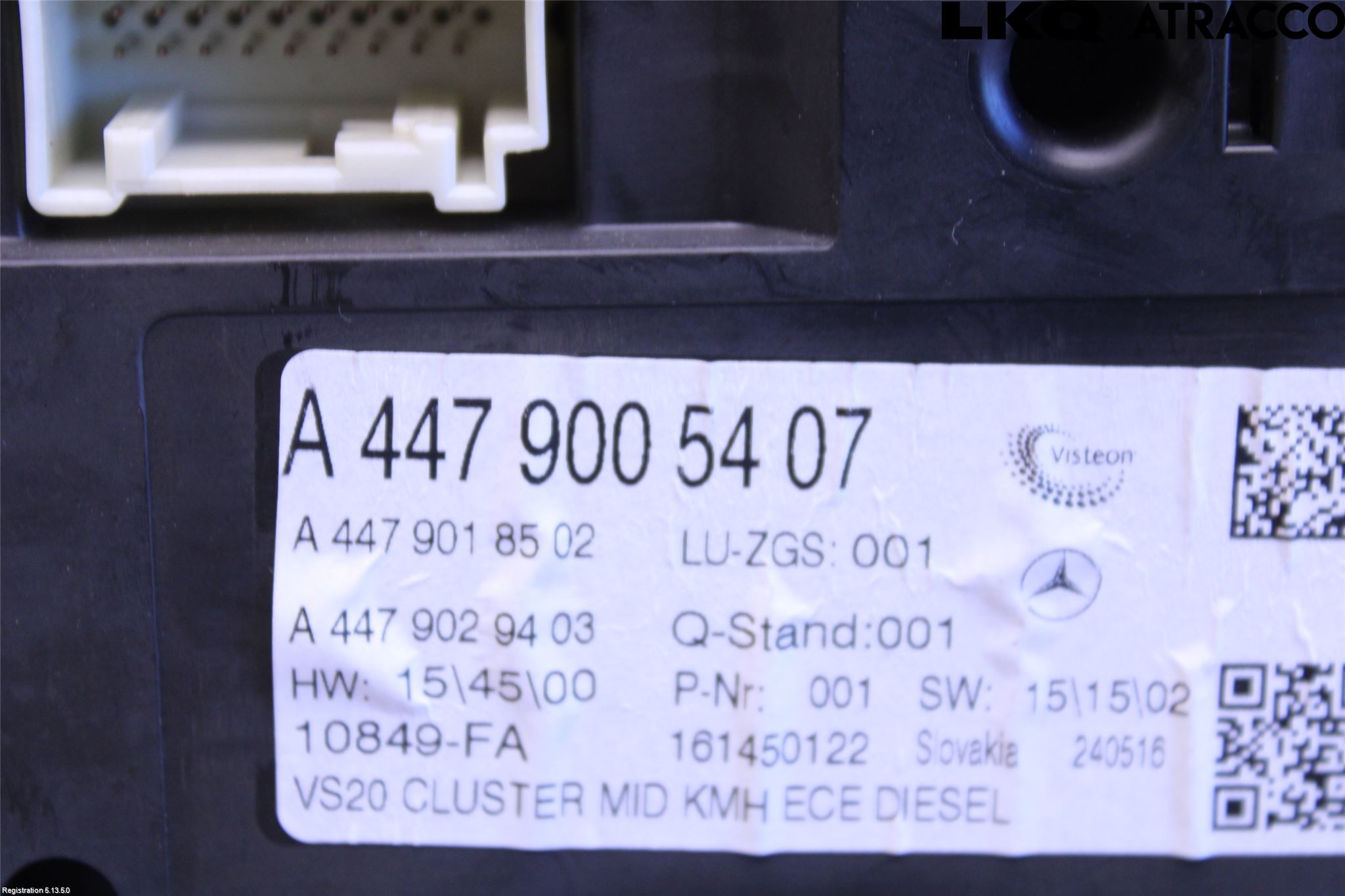 Mercedes-Benz MB VITO/V-KLASS (W640,W447,W448) 14- Instr Kombinert