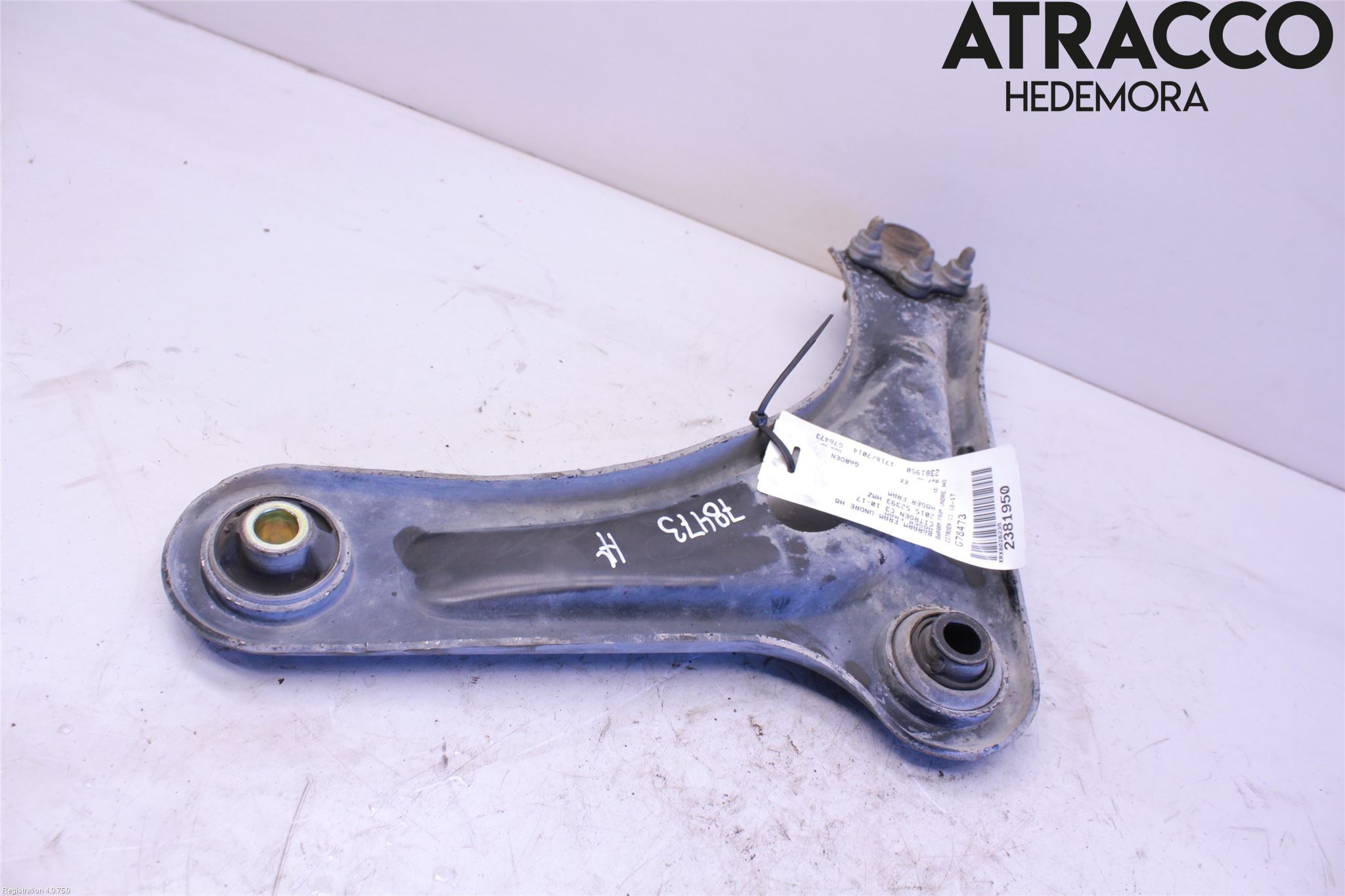 Citroen C3 10-17 Bærearm Foran Høyre Nedre