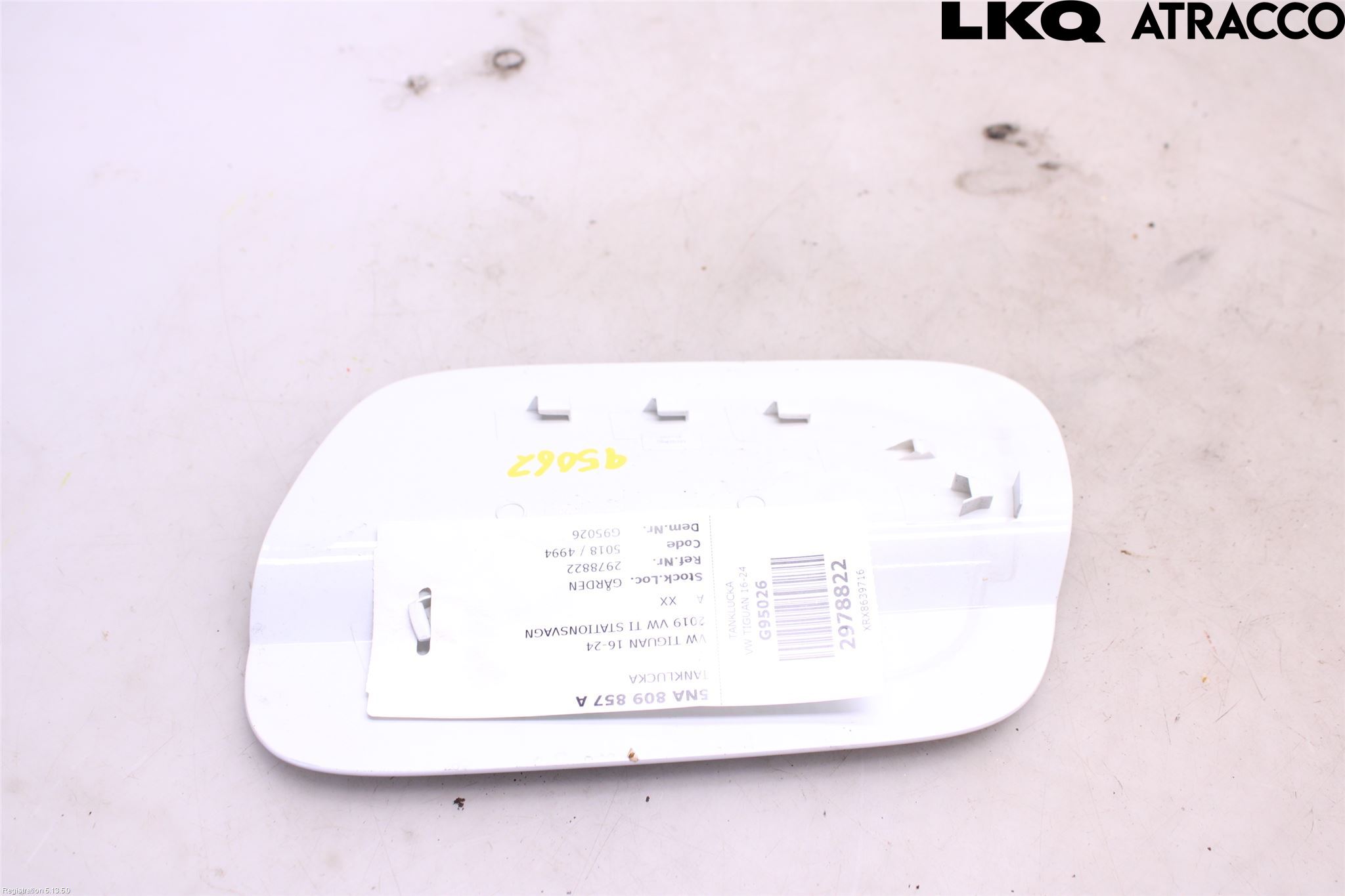 Volkswagen VW TIGUAN 16-24 Drivstoff Tankluke