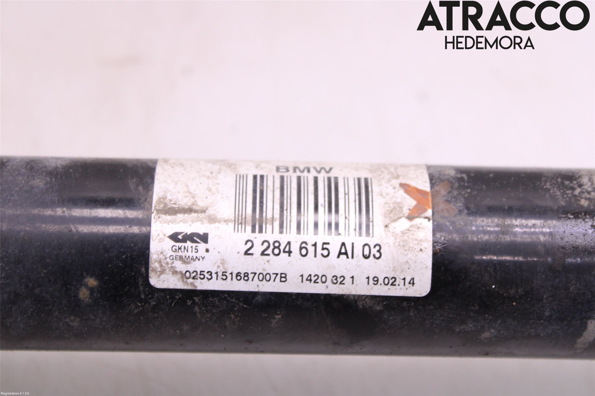 BMW 4 F32/F33/F82/F83 13-20 Drivaksel Bak Kompl Venstre
