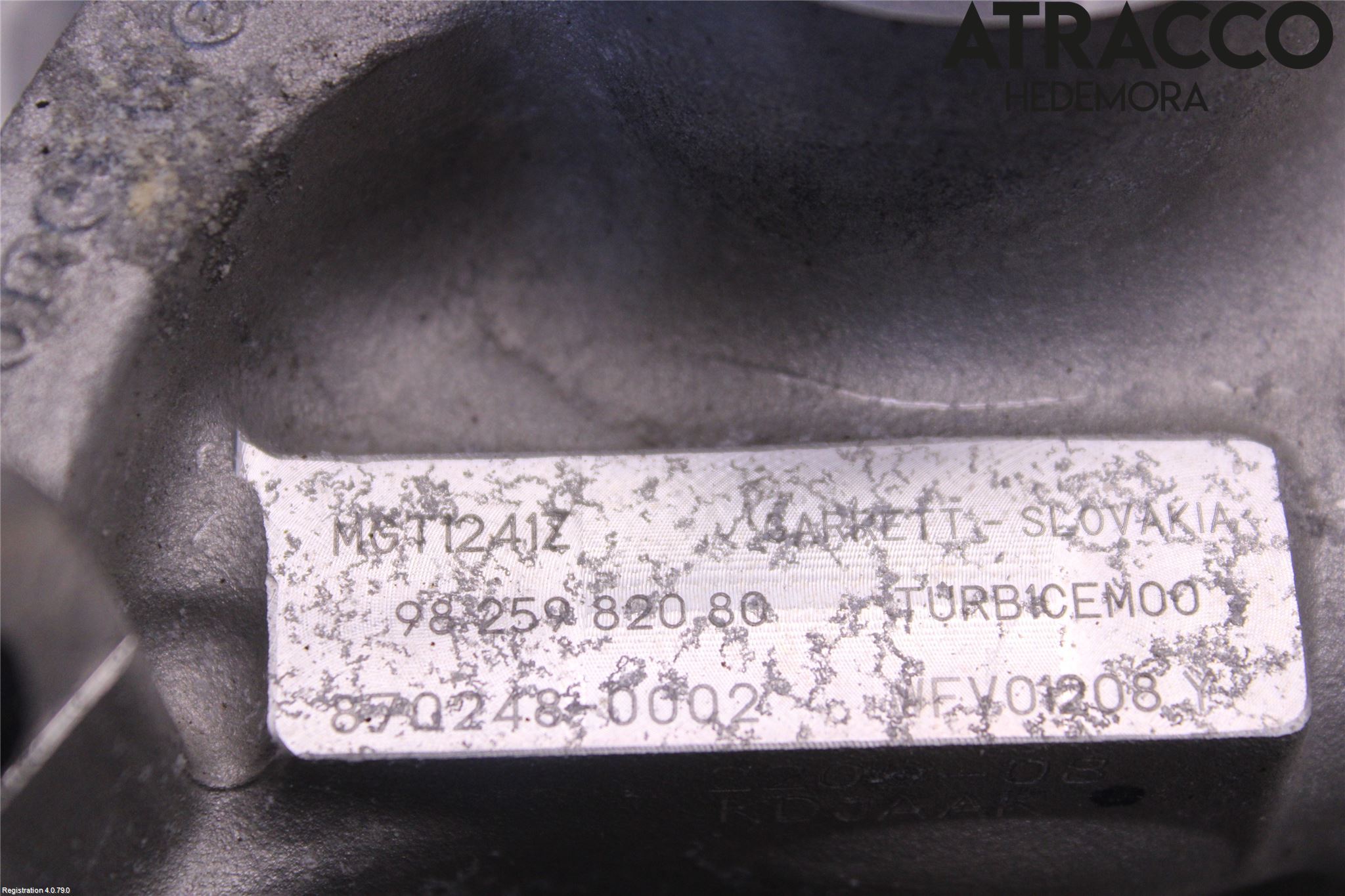 Peugeot PEUGOT 208 16-19 Turboaggregat