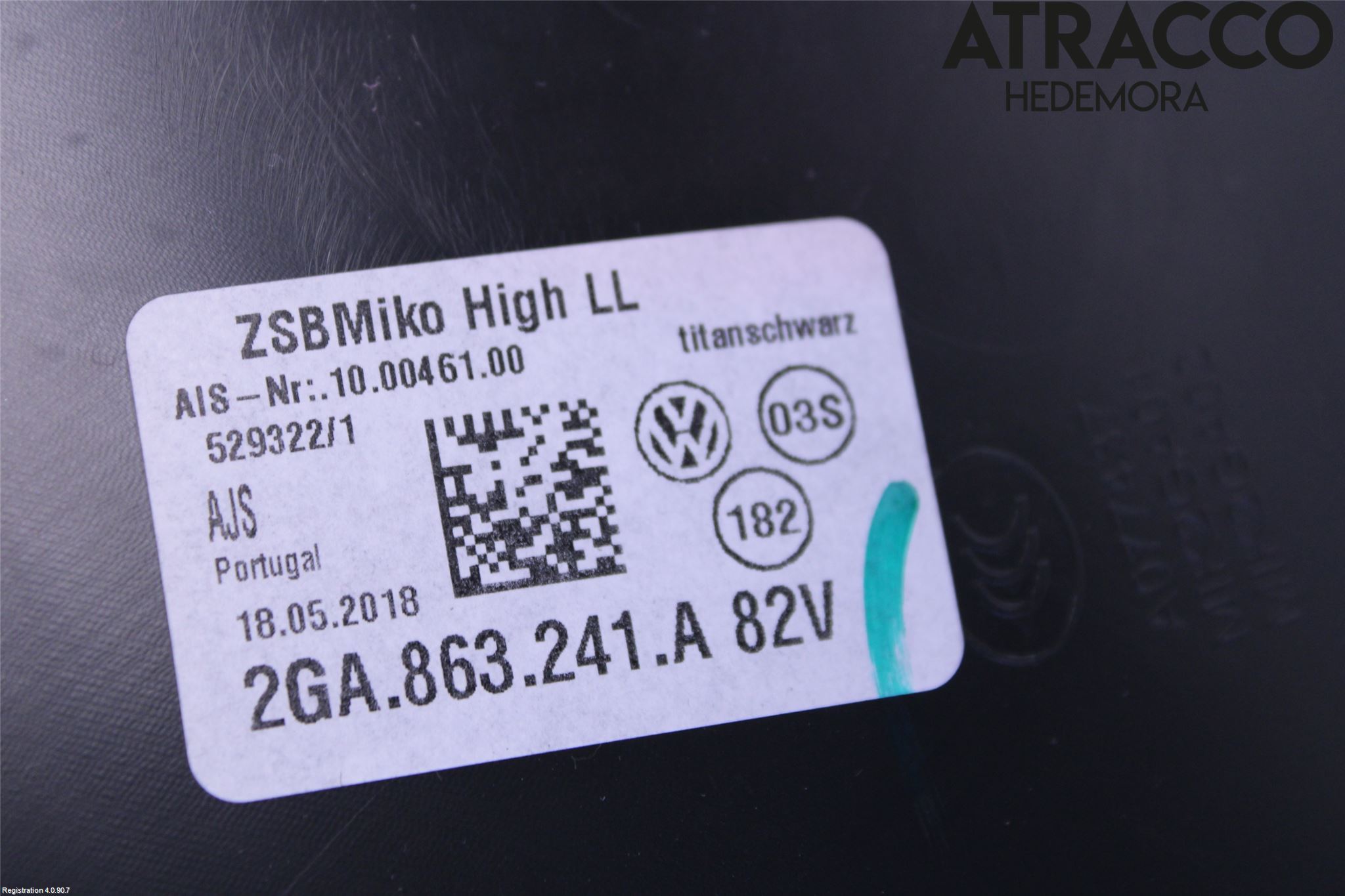 Volkswagen VW T-ROC 18- Innr Konsoll-Lomme