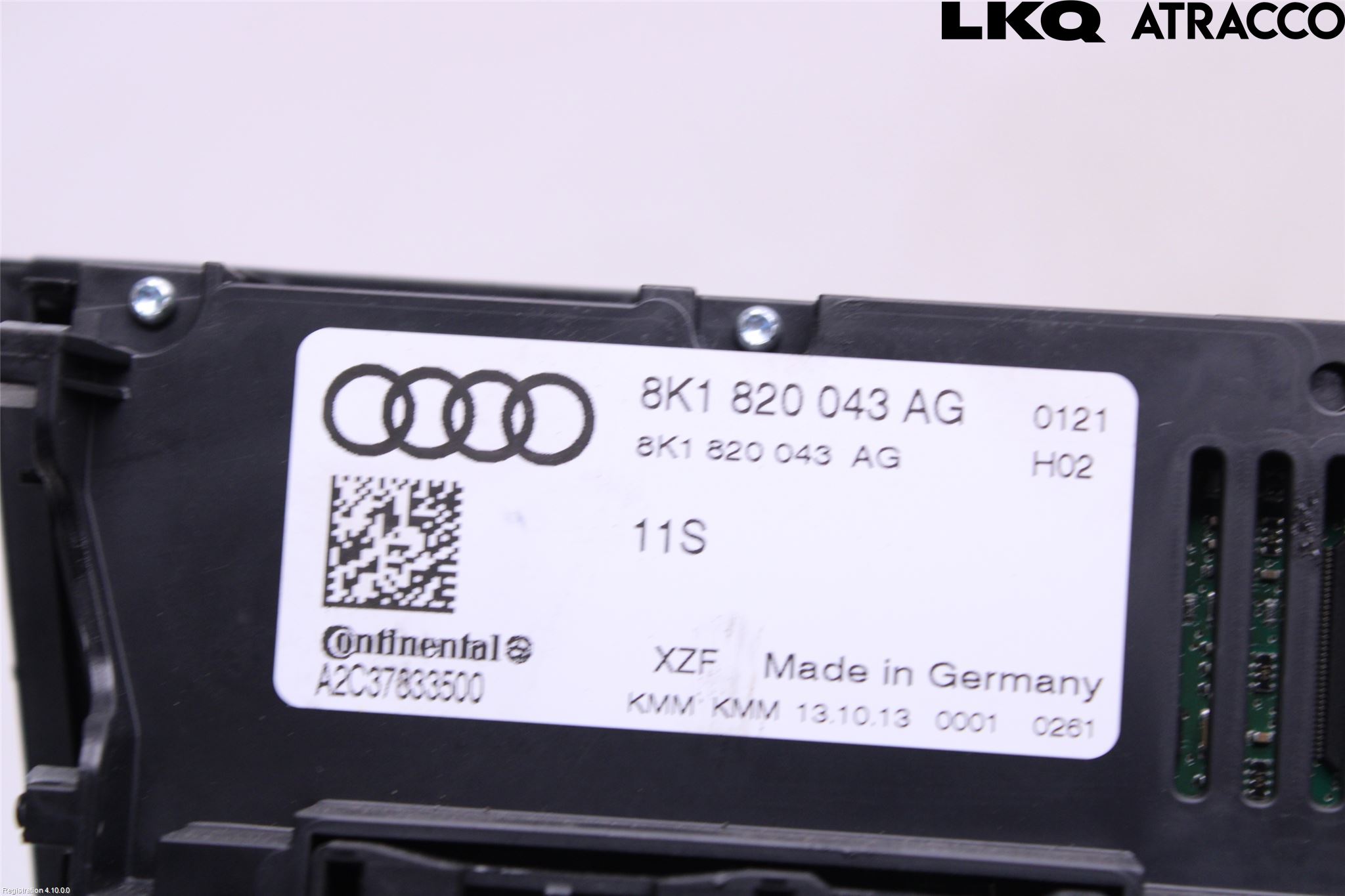 Audi A4 12-15 Varme Ac Betjening-Display