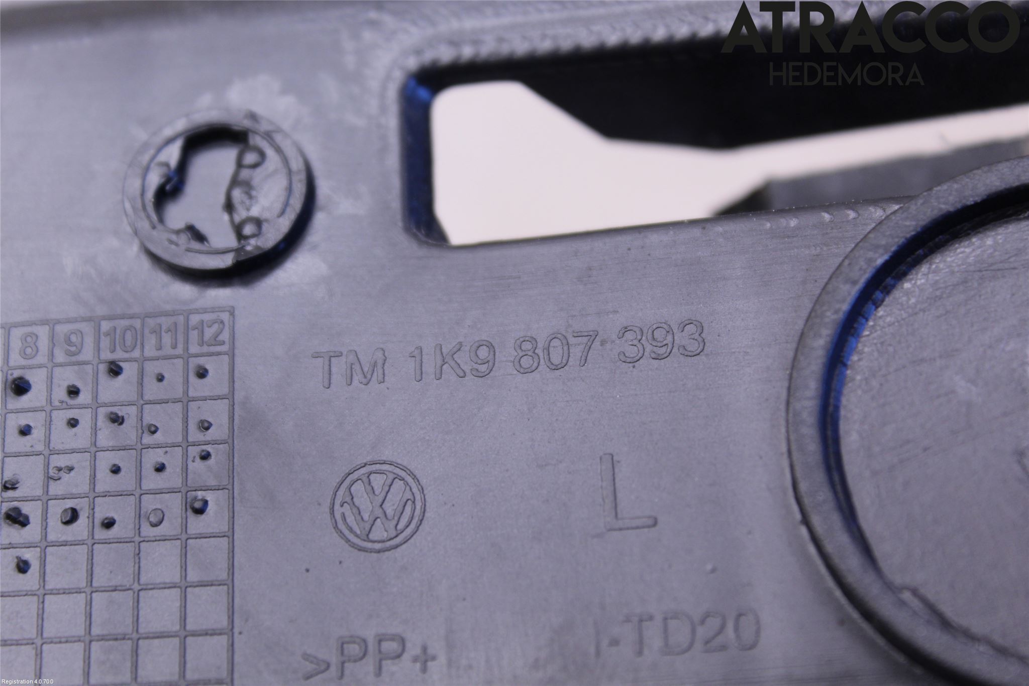 Volkswagen VW GOLF VI 09-13 Støtfangerfeste Bak Venstre