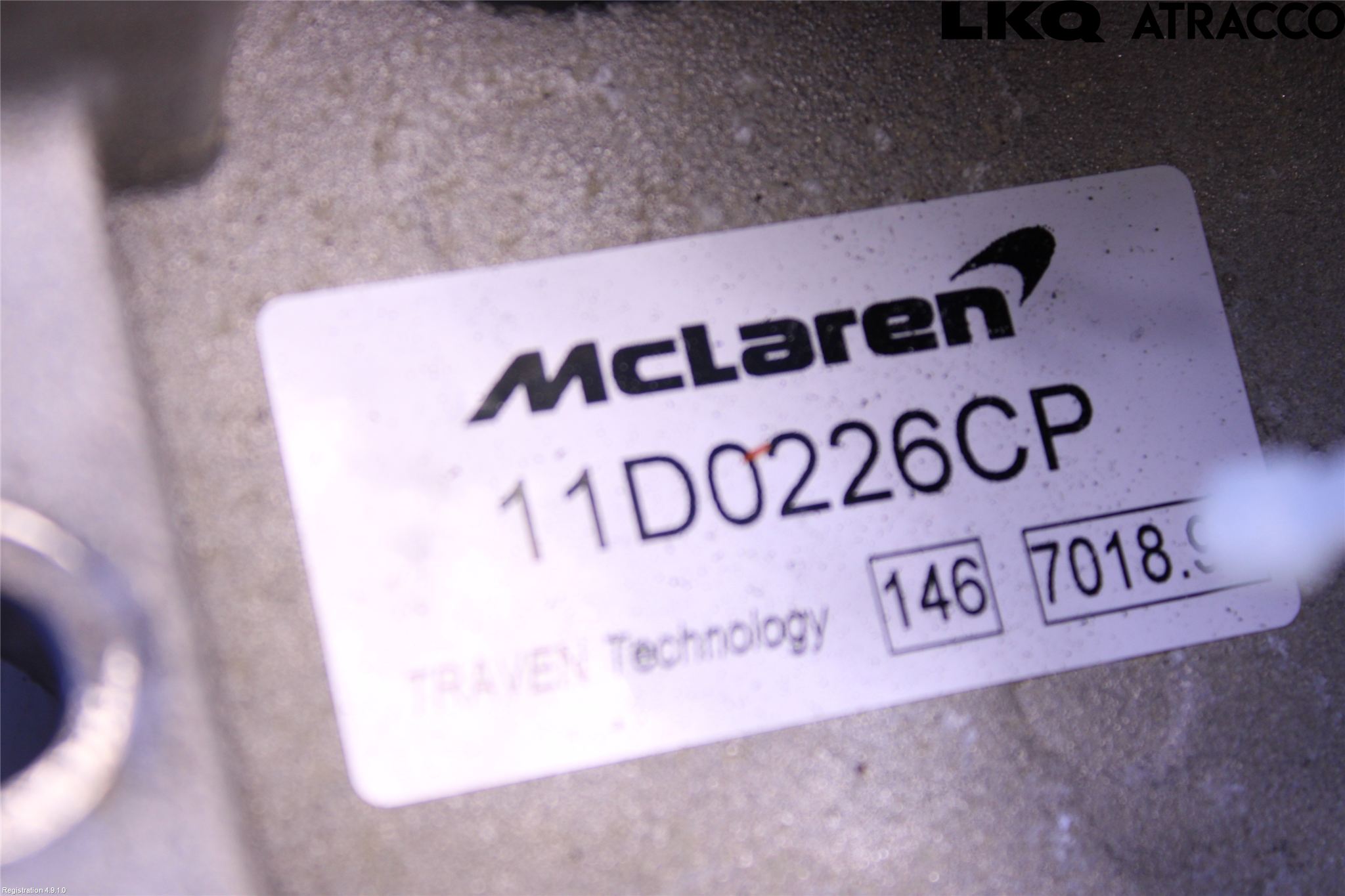 McLAREN Rattakselaggregat Justerbart