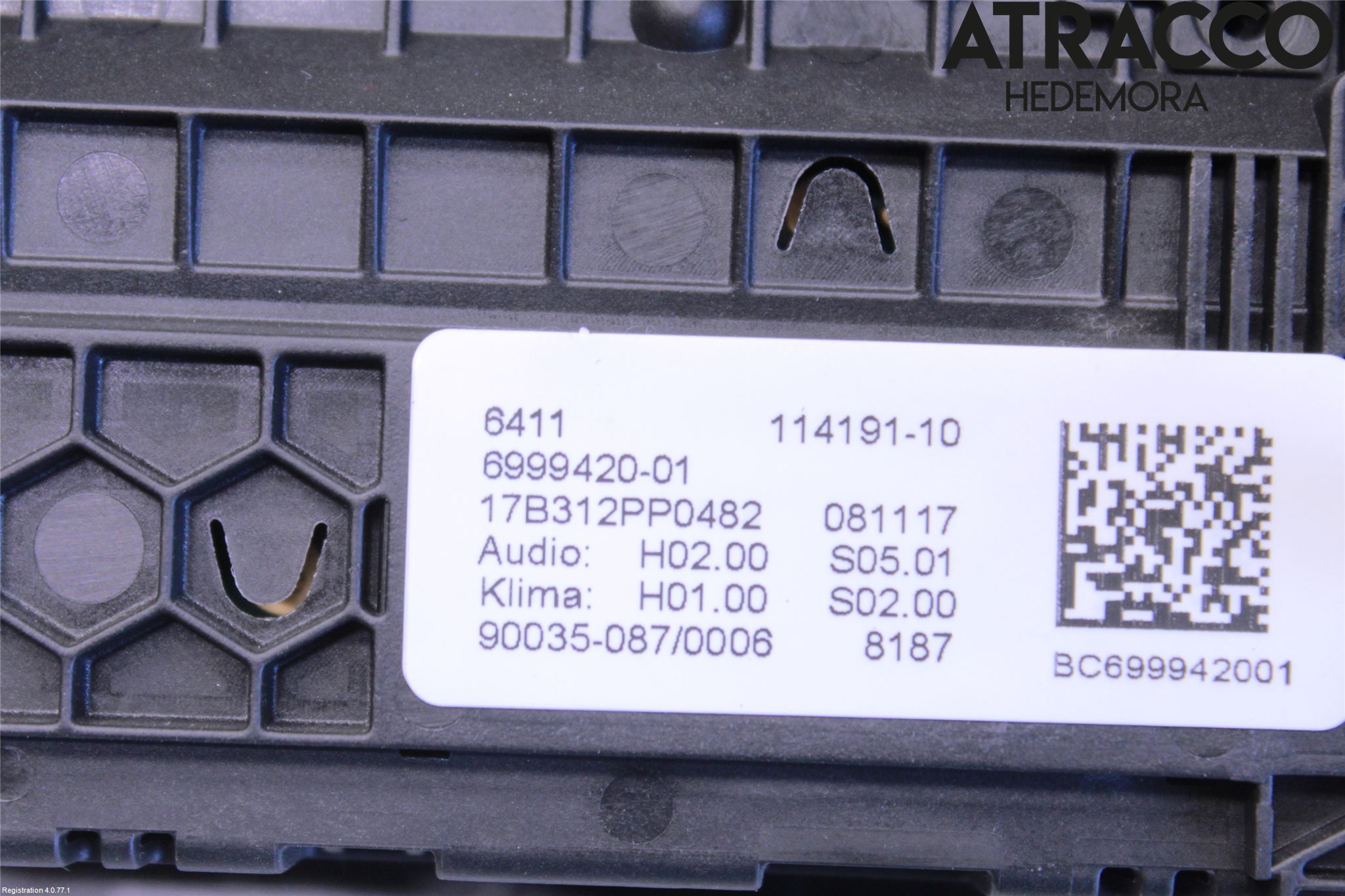 BMW 5 G30/G31/F90 17-23 Varme Ac Betjening-Display
