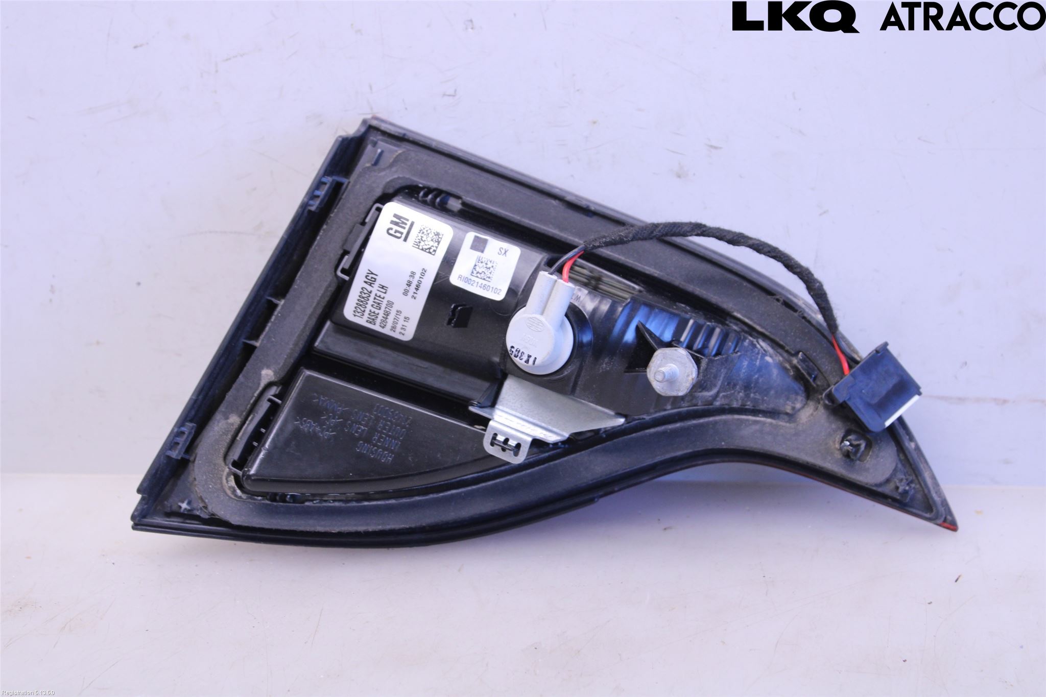 Opel ZAFIRA C 12-19 Baklykt Venstre  På Luke(Indre
