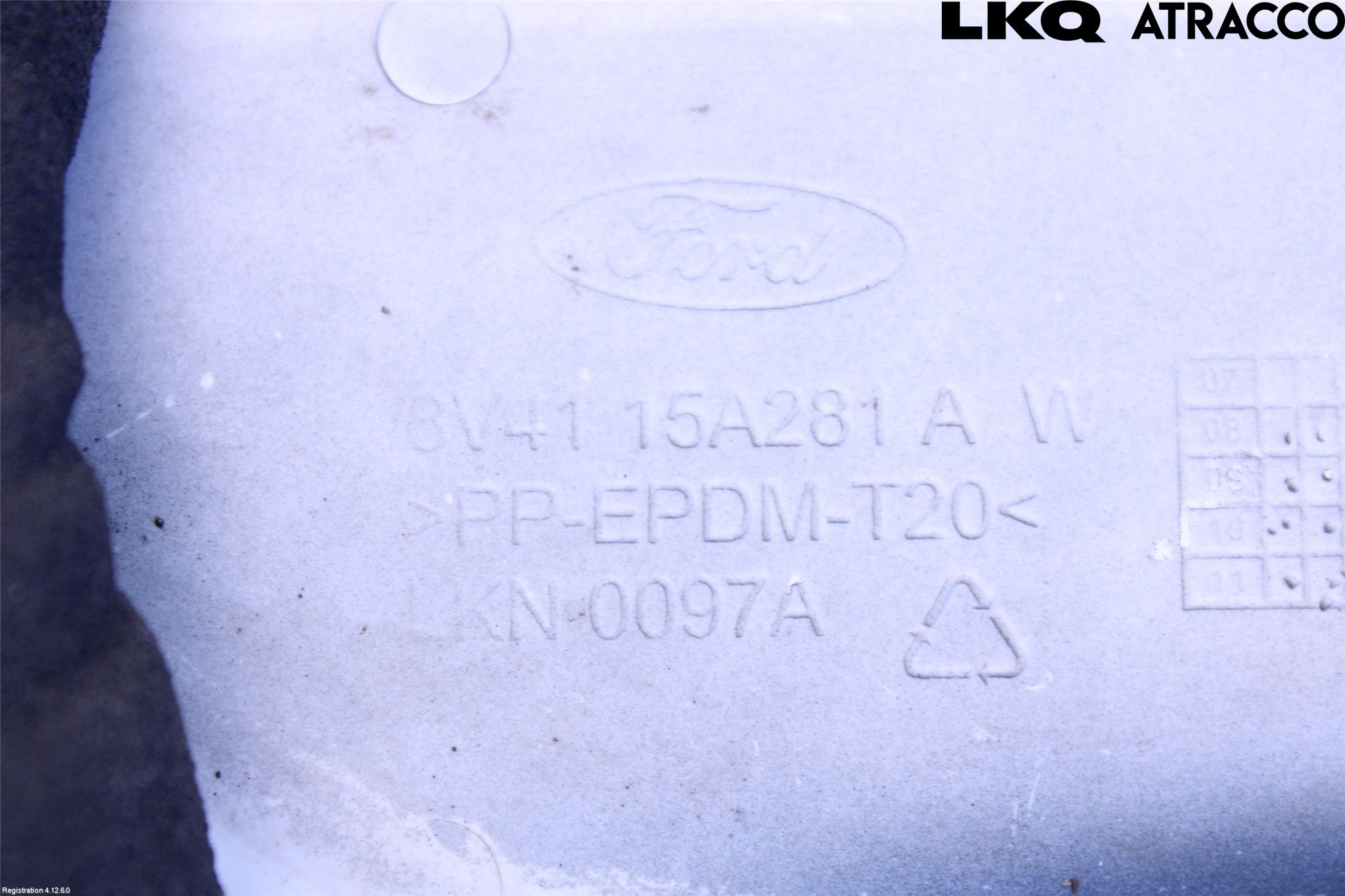 Ford KUGA 08-12 Støtfanger Foran Hjørne Høyr