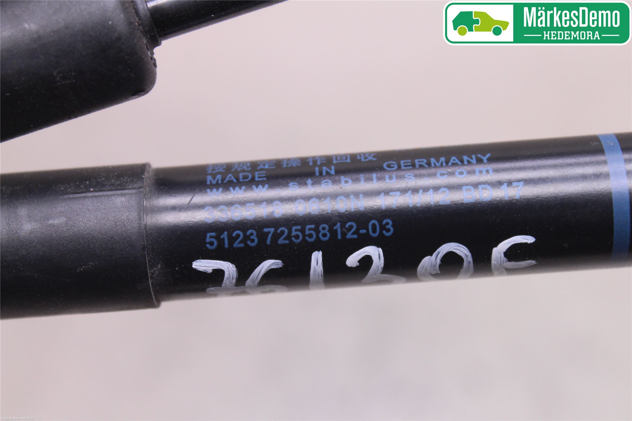 BMW 3 F30/F31/F80 12-19 Panser Demper-Gassfjær
