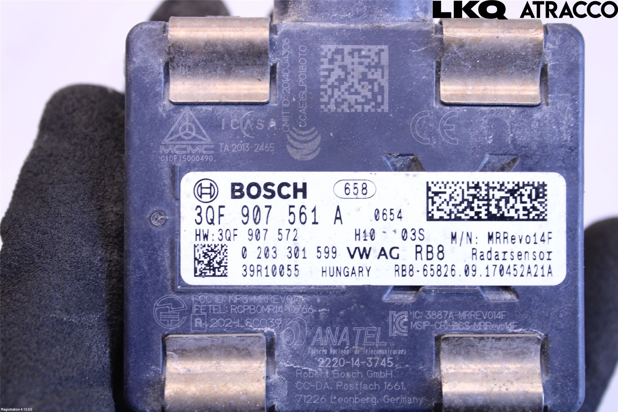 Volkswagen VW GOLF / E-GOLF VII 13-20 Sensor Fartsbegrensning