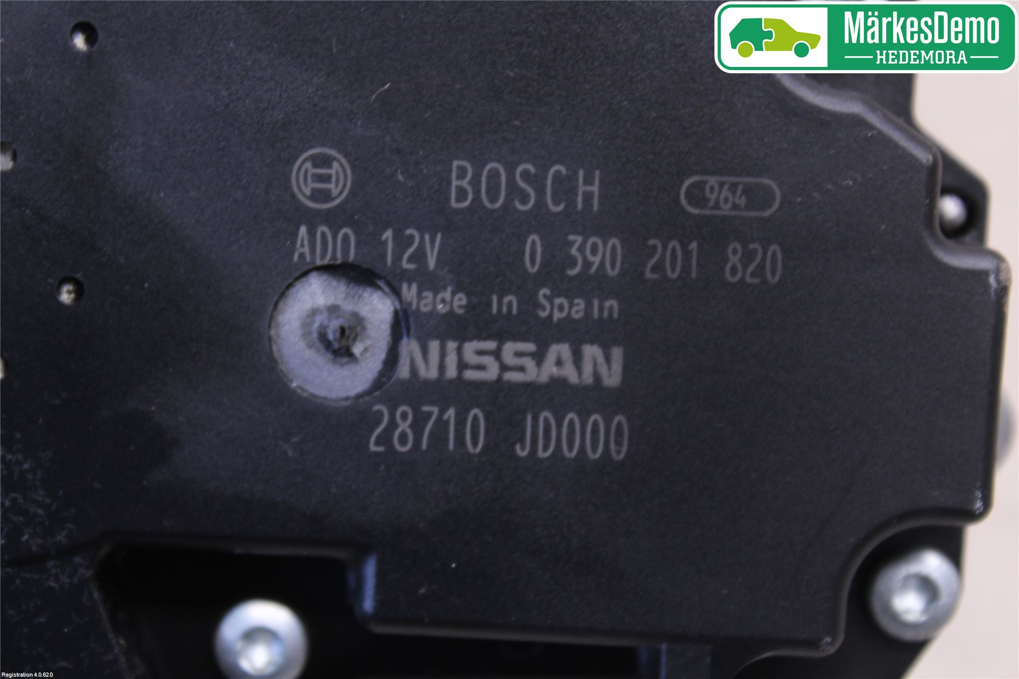 Nissan QASHQAI+2  10-14 Viskermotor Bakluke
