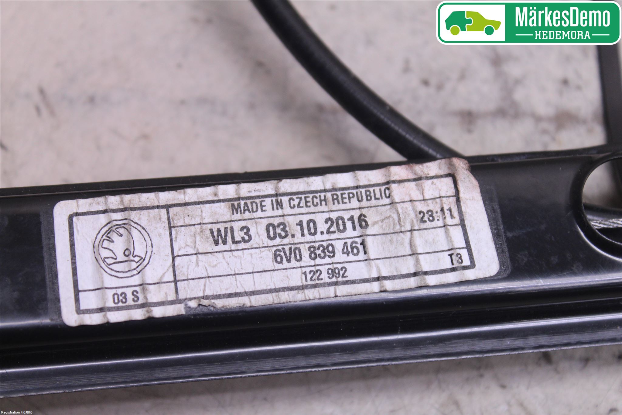 Skoda FABIA 15-21 Vindusheis El Komp