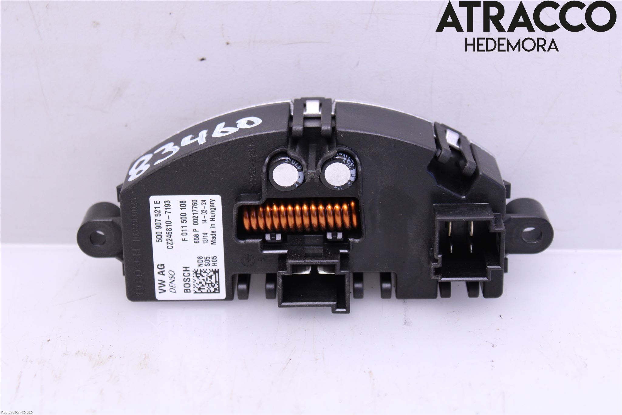Volkswagen VW GOLF / E-GOLF VII 13-20 Varmeapparat Viftemotstand