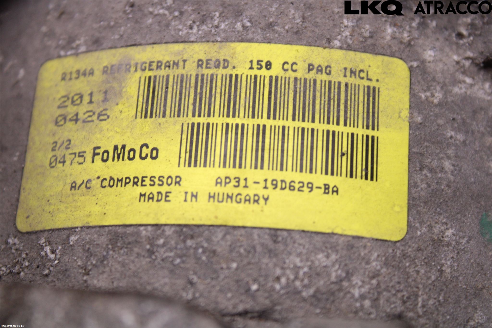 Ford FOCUS 11-14 Varme Ac Kompressor