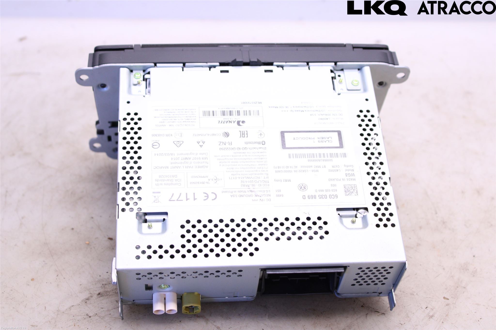 Volkswagen VW POLO 10-17 Stereo Radio Med Cd