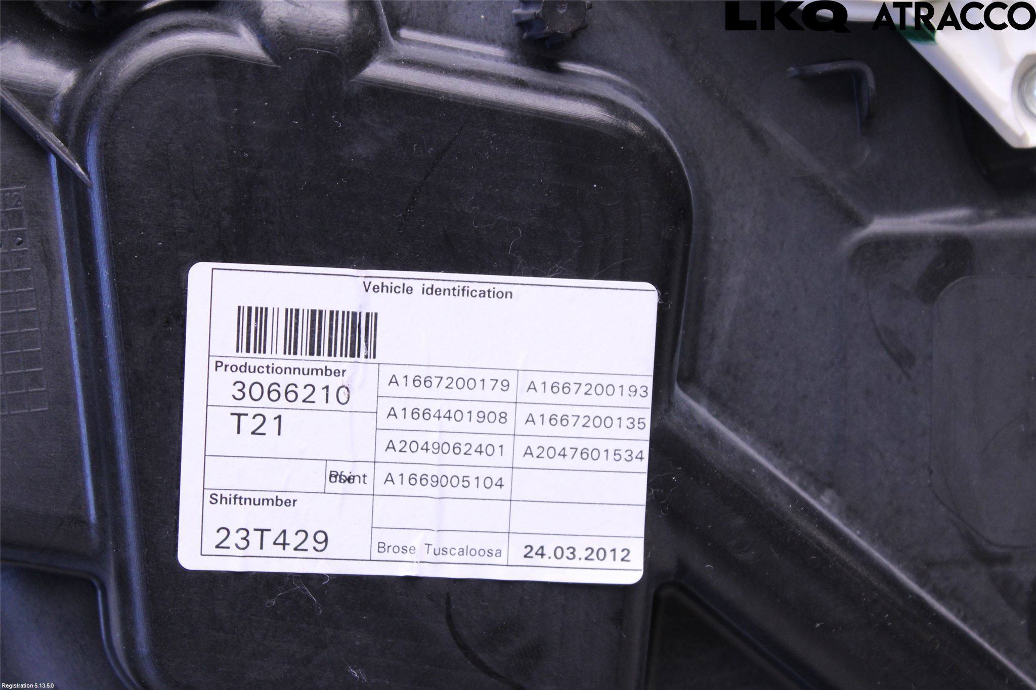 Mercedes-Benz MB ML/GLE-KLASS (W166) 12-18 Vindusheis El Komp