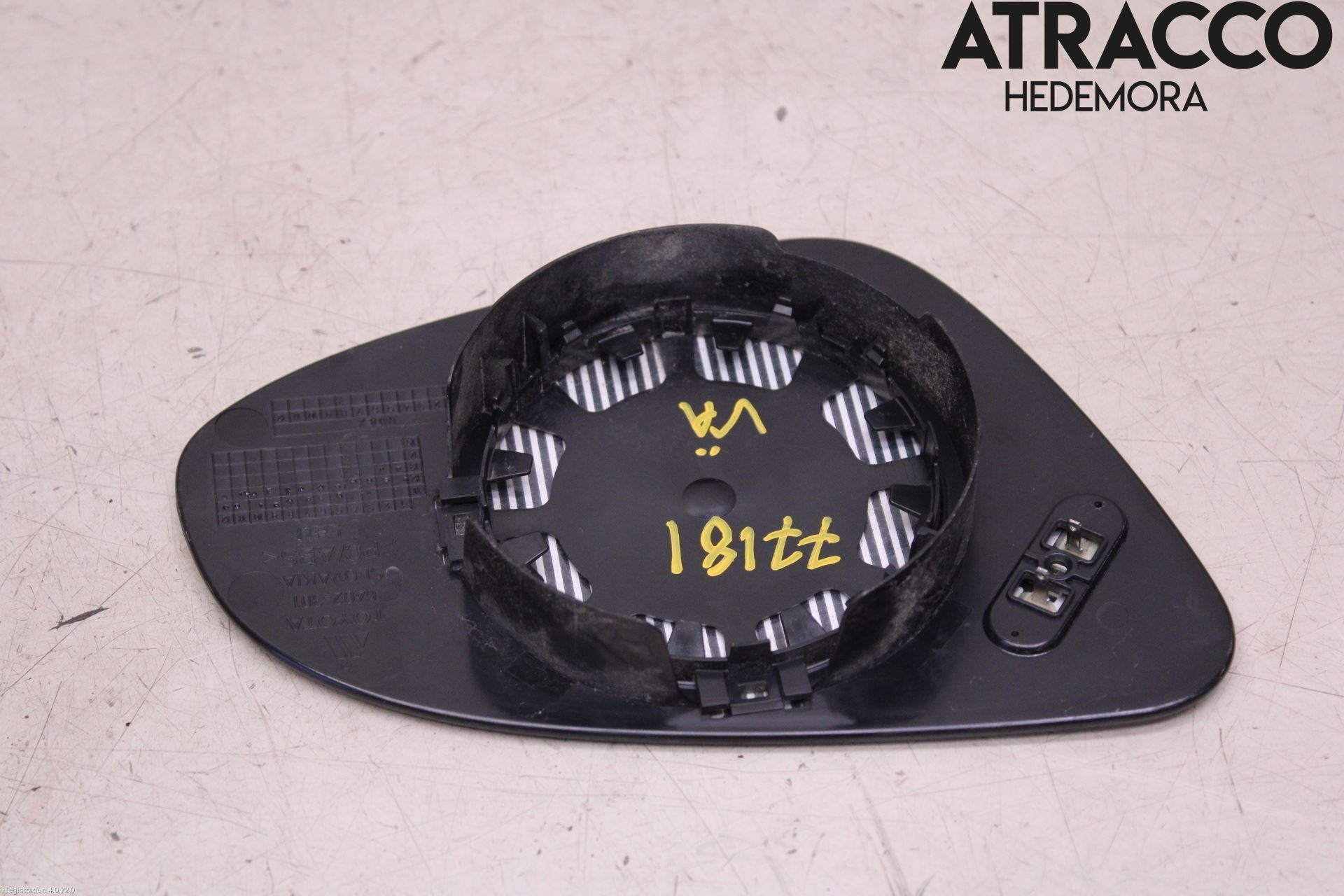 Toyota YARIS XP130 12-14 Speil Glass V