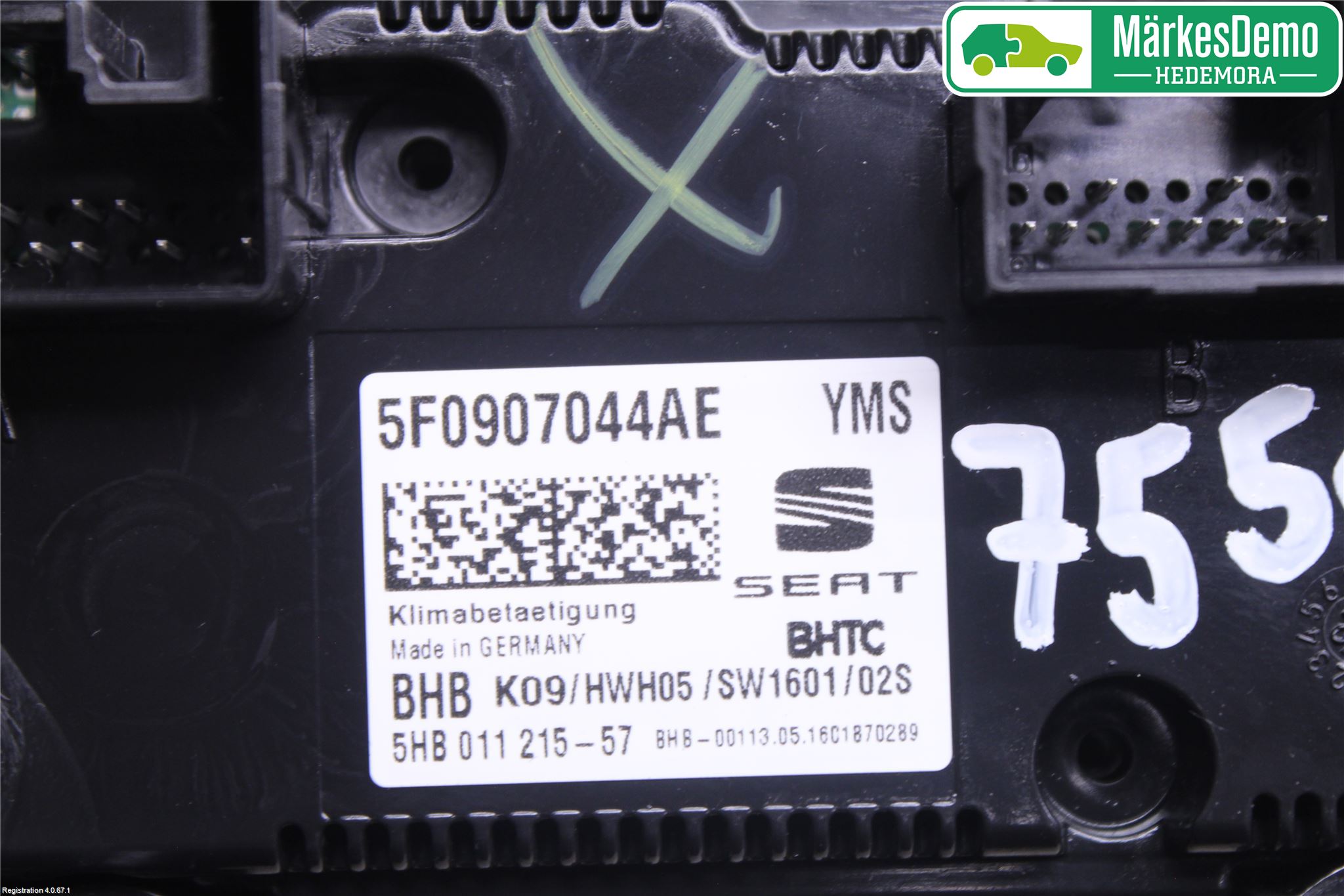 Seat LEON 13-20 Varme Ac Betjening-Display