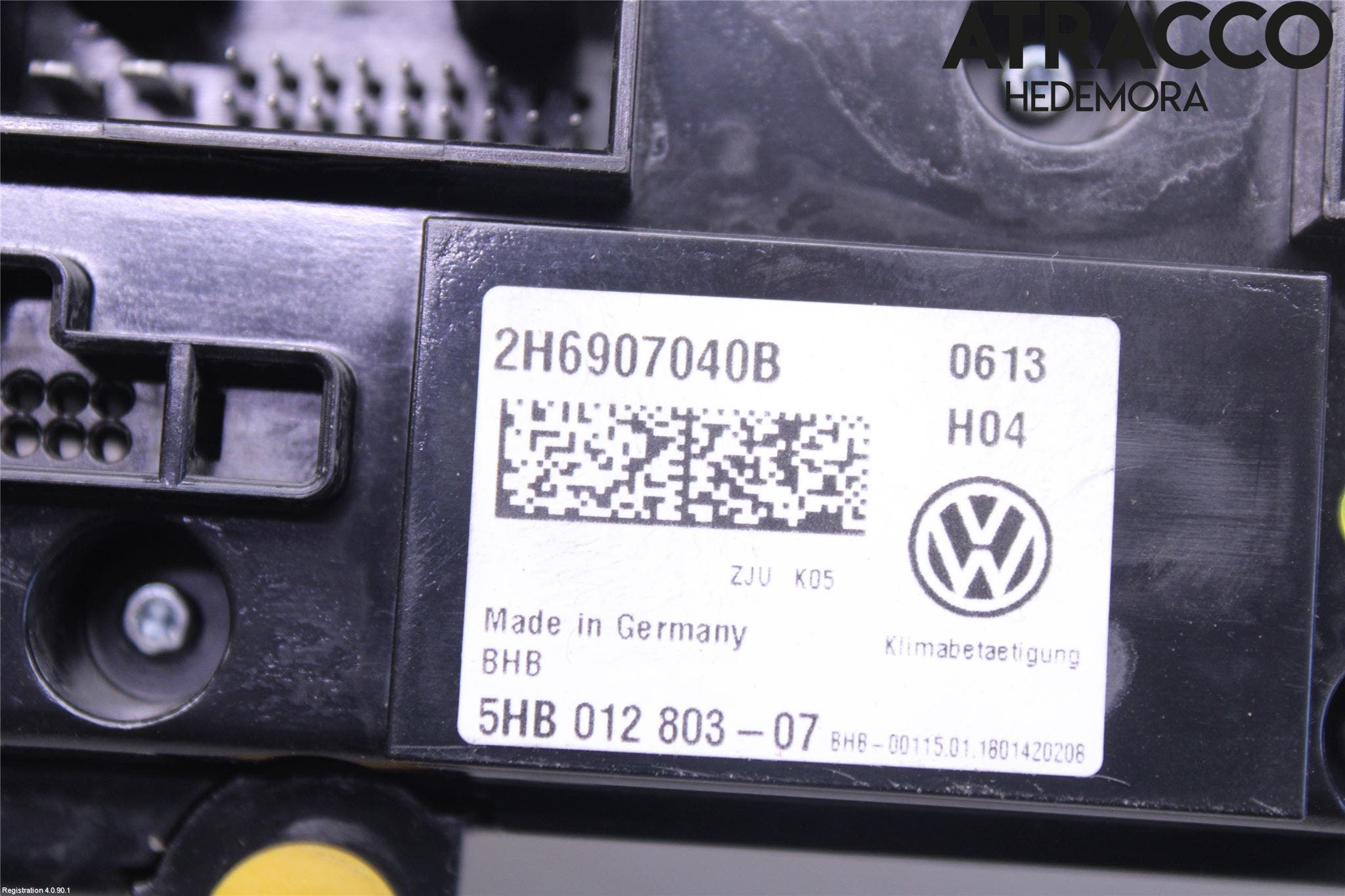 Volkswagen VW AMAROK 2H 10-22 Varme Ac Betjening-Display