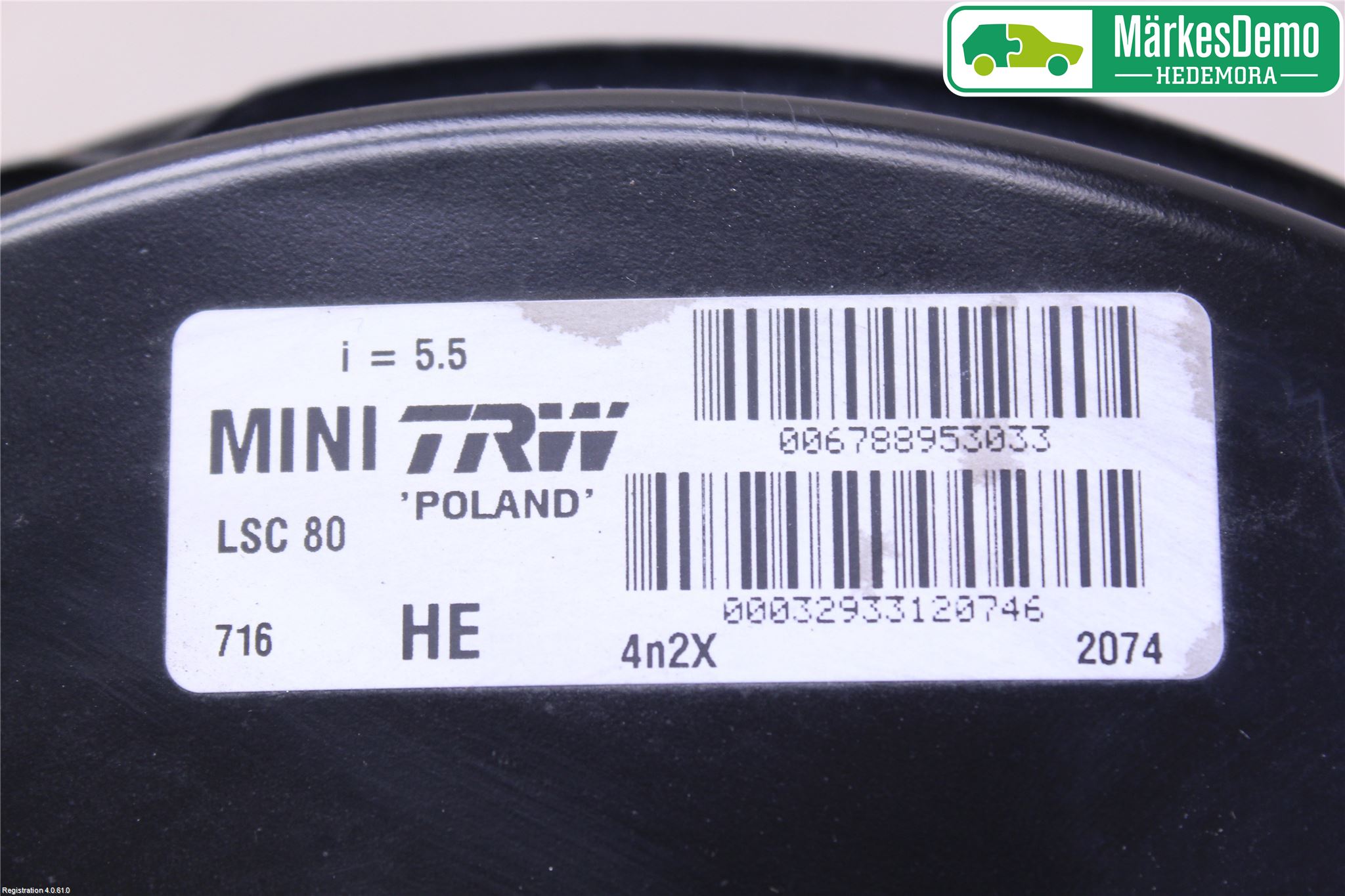 Mini COUPE R56 05-14 Bremseservo