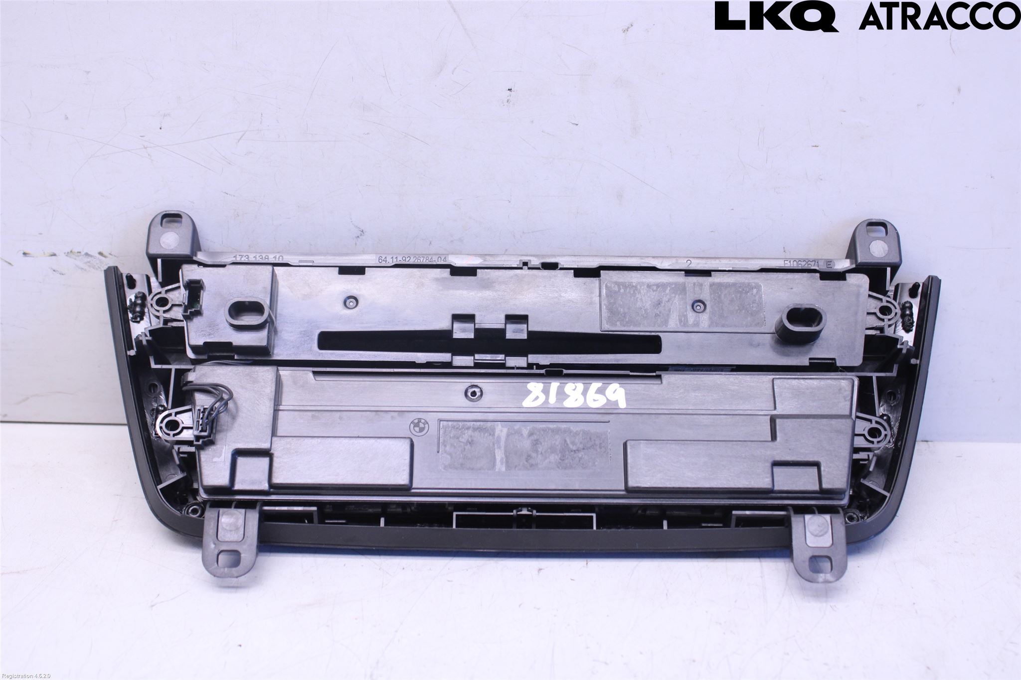 BMW 3 F30/F31/F80 12-19 Varme Ac Betjening-Display