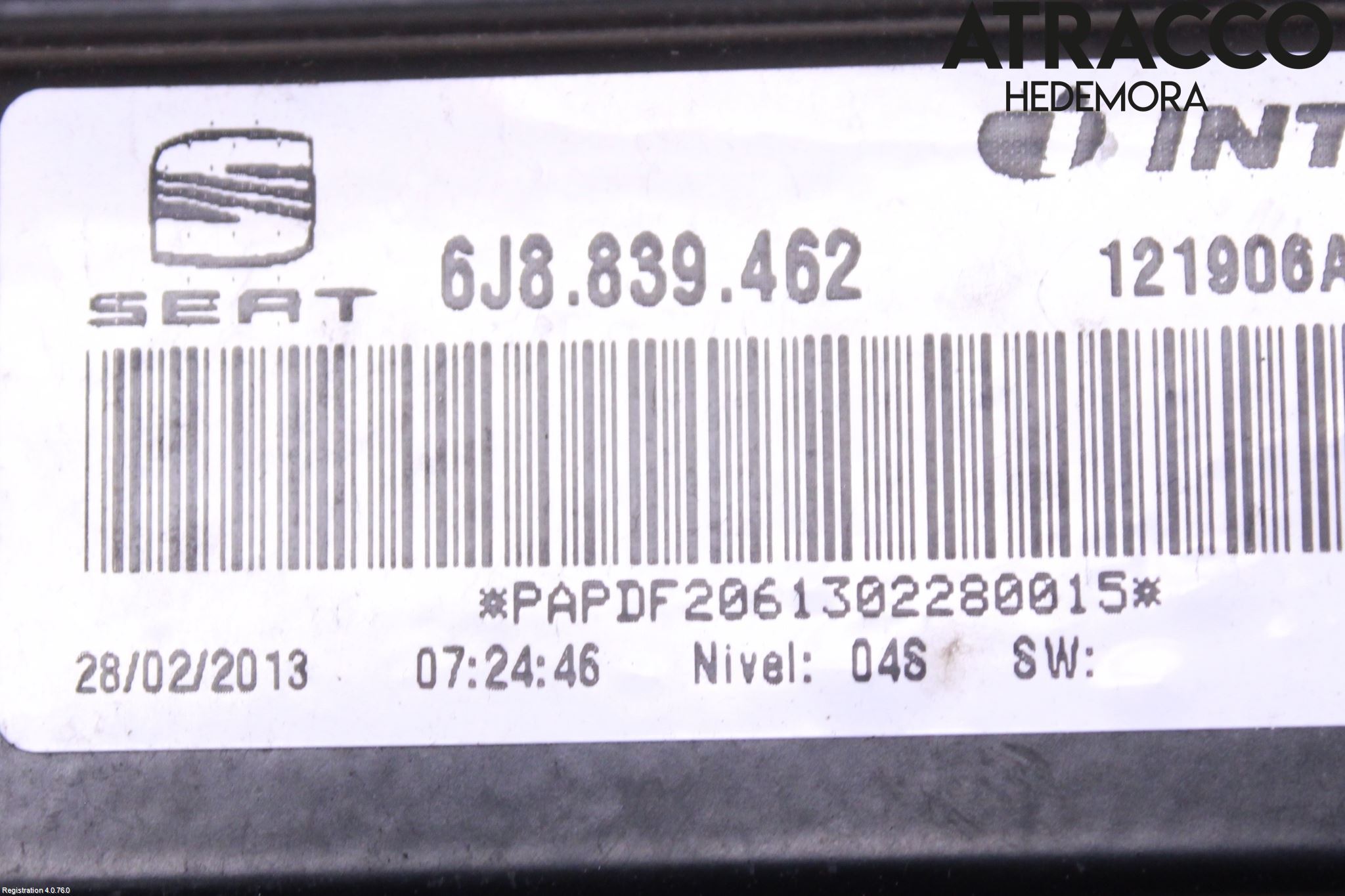 Seat IBIZA IV 08-16 Vindusheis