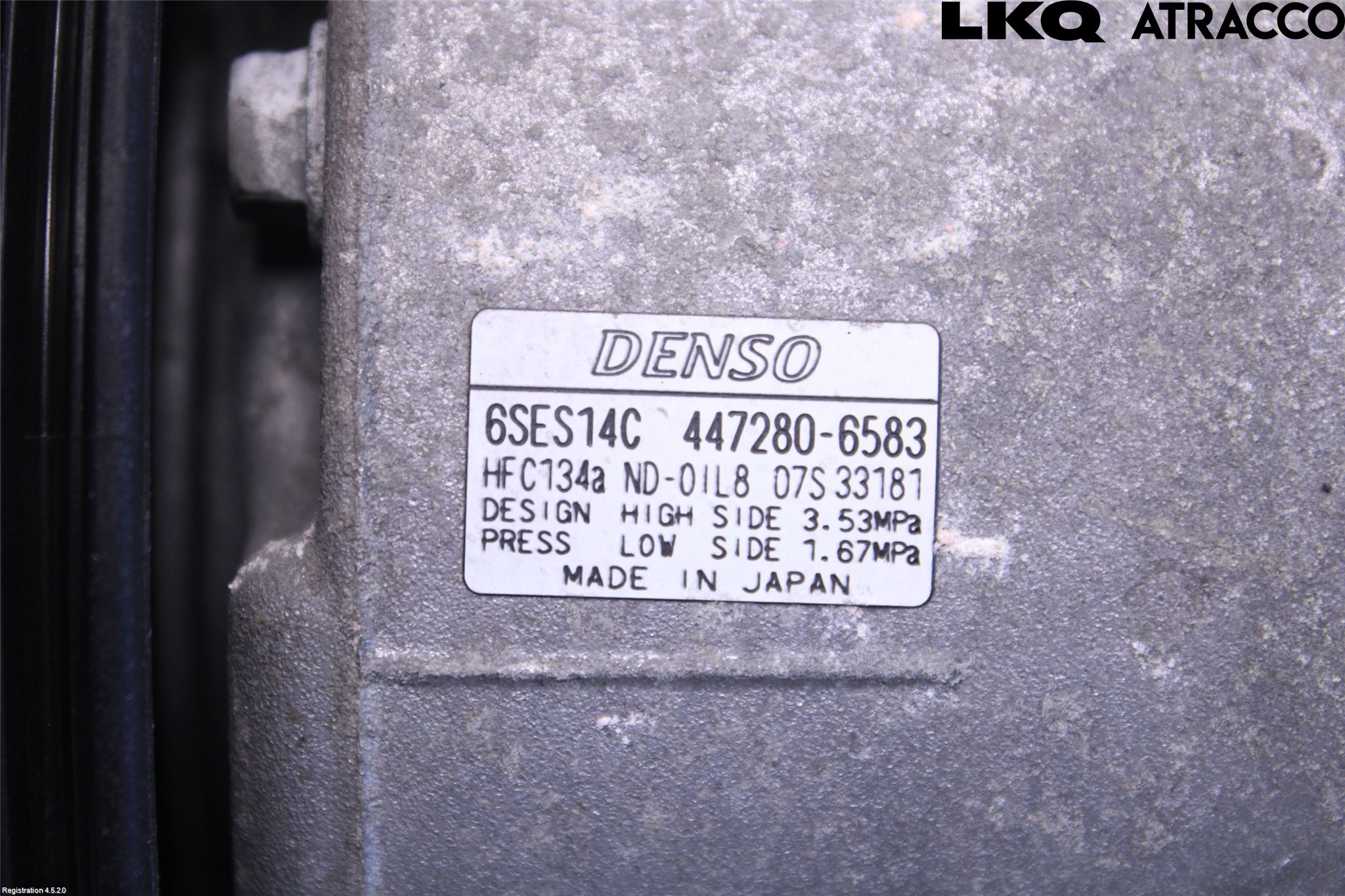 Toyota AVENSIS 16-18 Varme Ac Kompressor