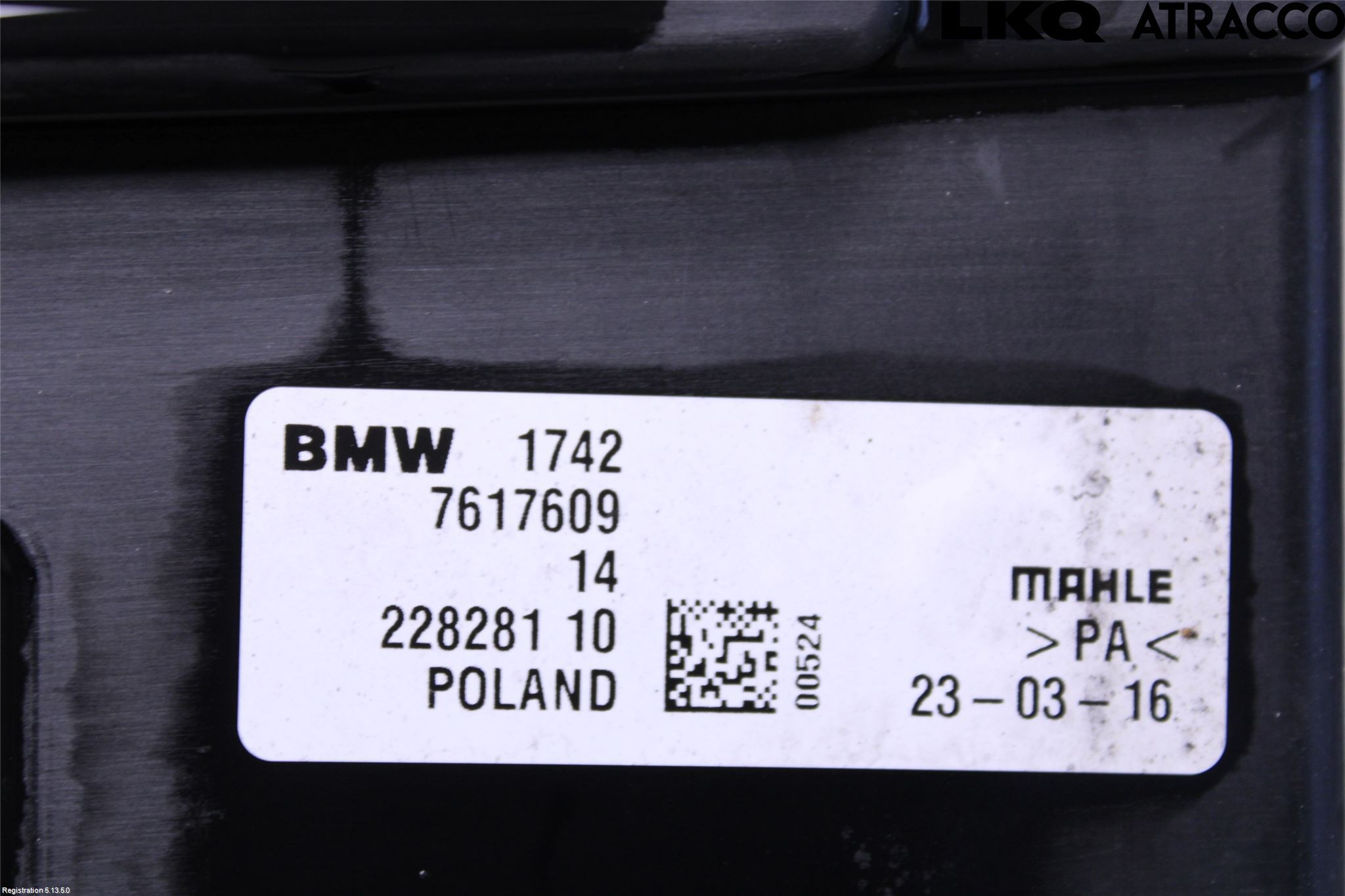 Mini ONE/COOPER 3DR F56 14-24 Kjølevifte Elektrisk