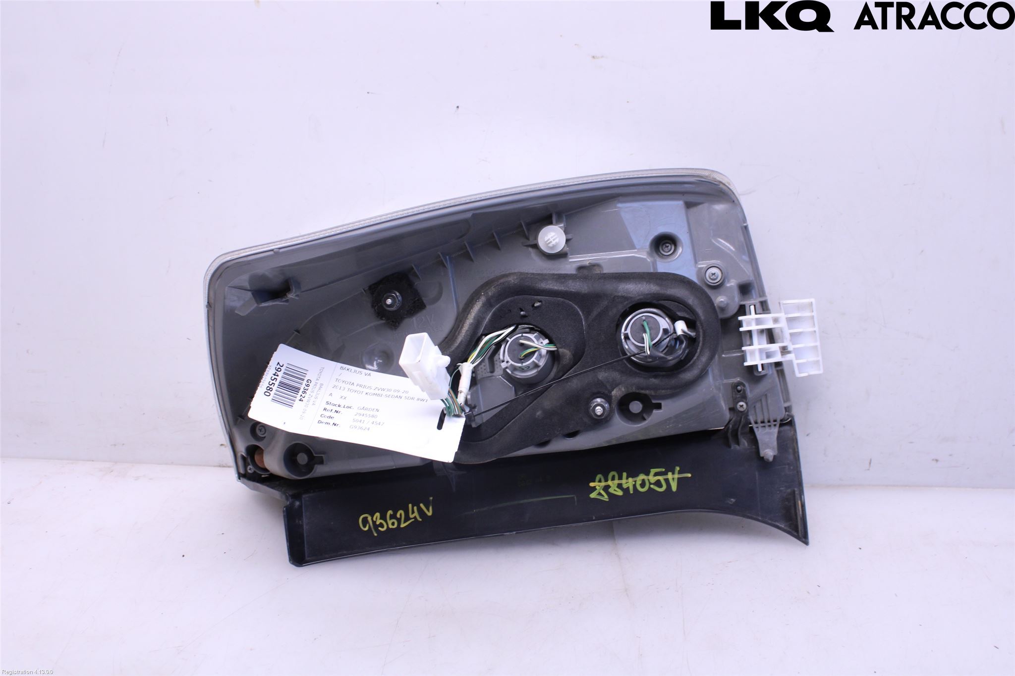 Toyota PRIUS ZVW30 09-20 Baklykt Venstre