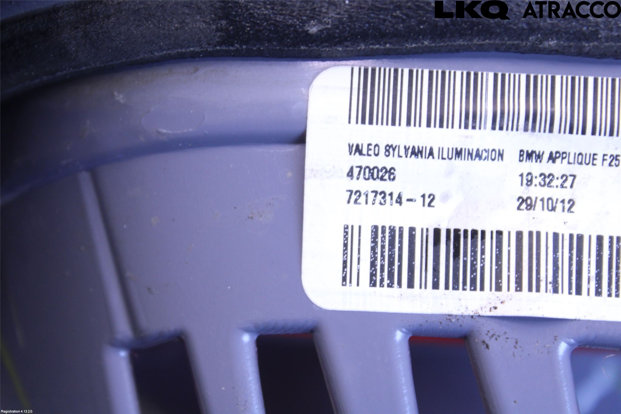 BMW X3 F25 10-17 Baklykt Høyre  På Luke(Indre)