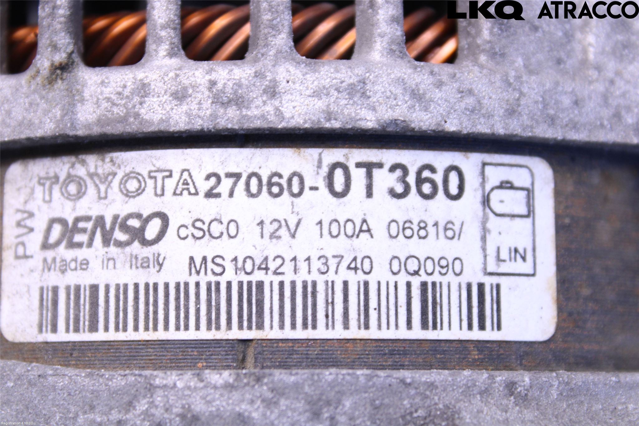 Toyota AVENSIS 16-18 Dynamo