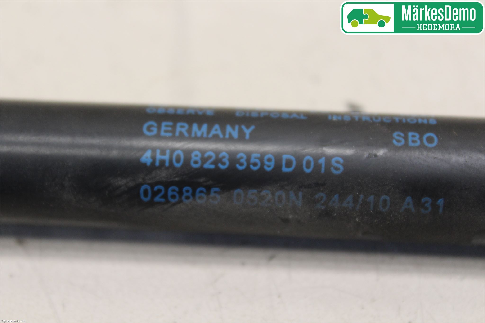 Audi A8/S8 4H 10-17 Panser Demper-Gassfjær