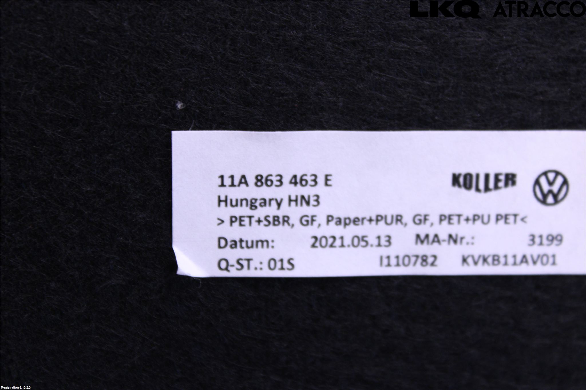 Volkswagen VW ID.4 21- Bakluke Bun (Utgår 5023)