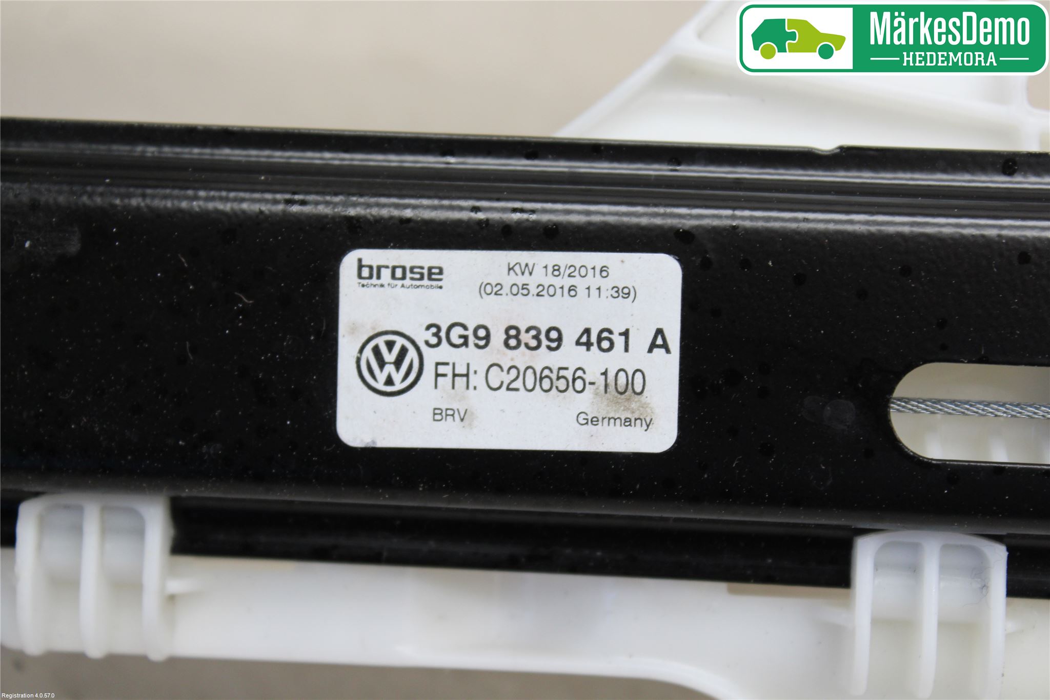 Volkswagen VW PASSAT 15-19 Vindusheis El Komp