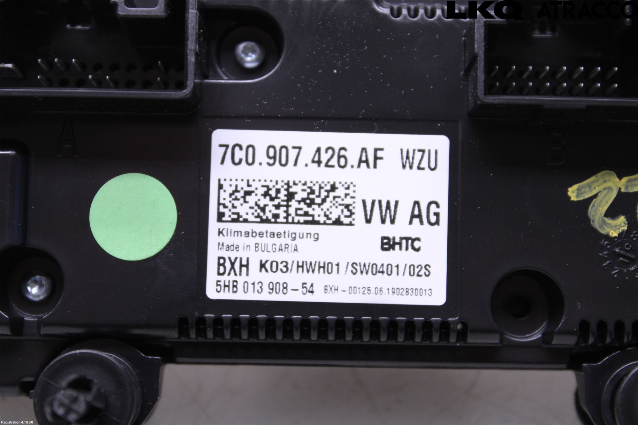 Volkswagen VW CRAFTER II / E-CRAFTER 17- Varme Ac Betjening-Display