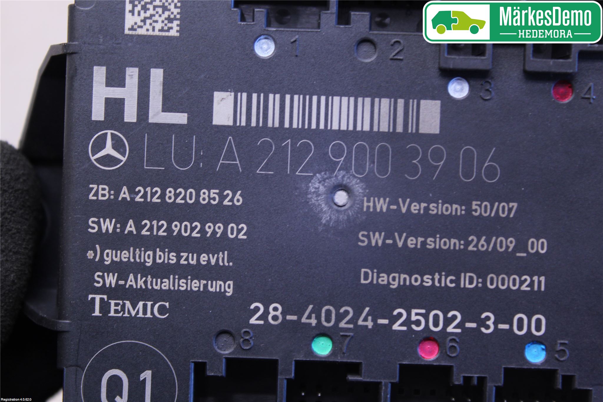 Mercedes-Benz MB C-KLASS (W204) 07-15 Styreenhet Dør