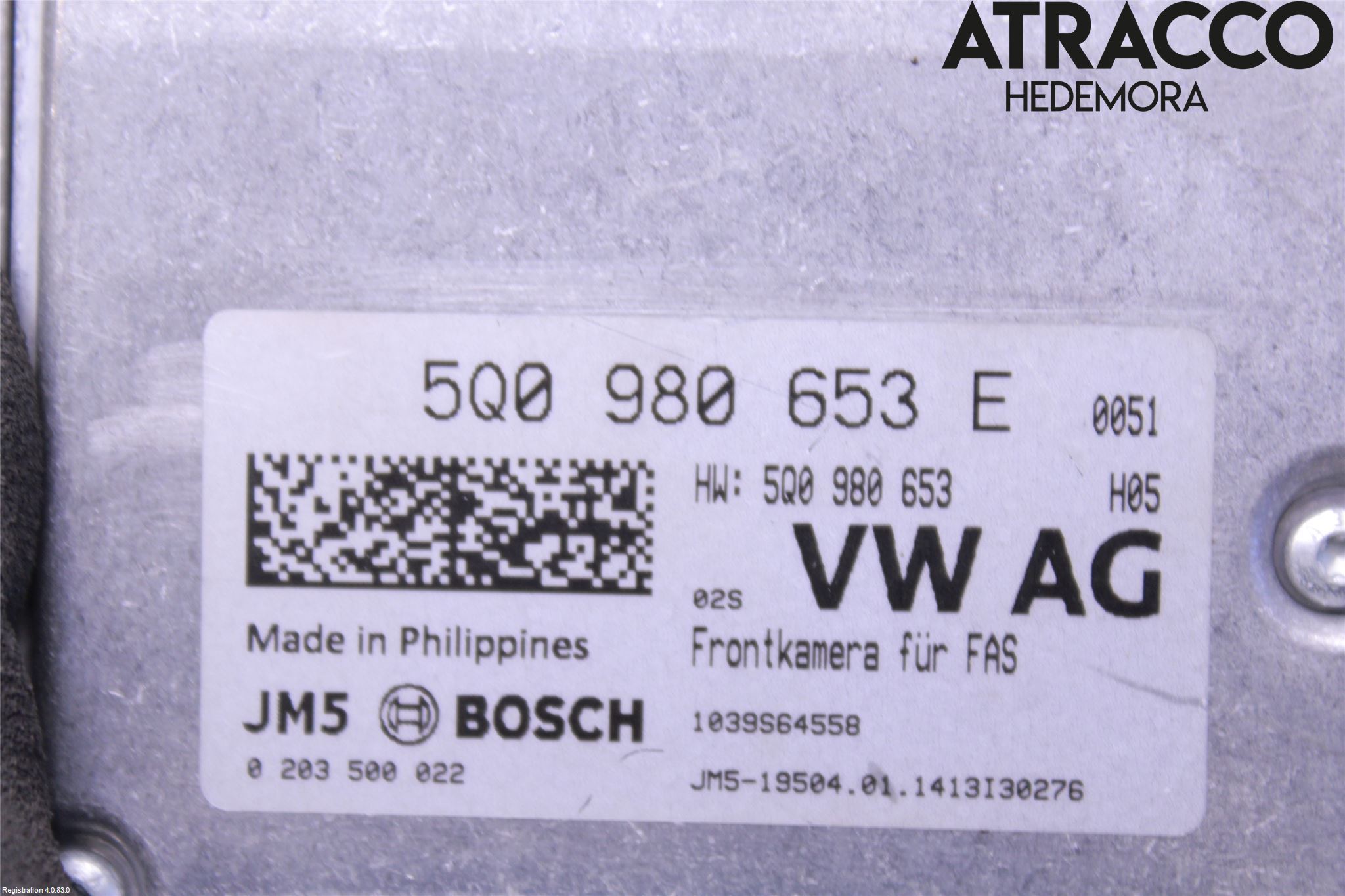 Volkswagen VW GOLF / E-GOLF VII 13-20 Sensor Kollisjonsbeskyttelse