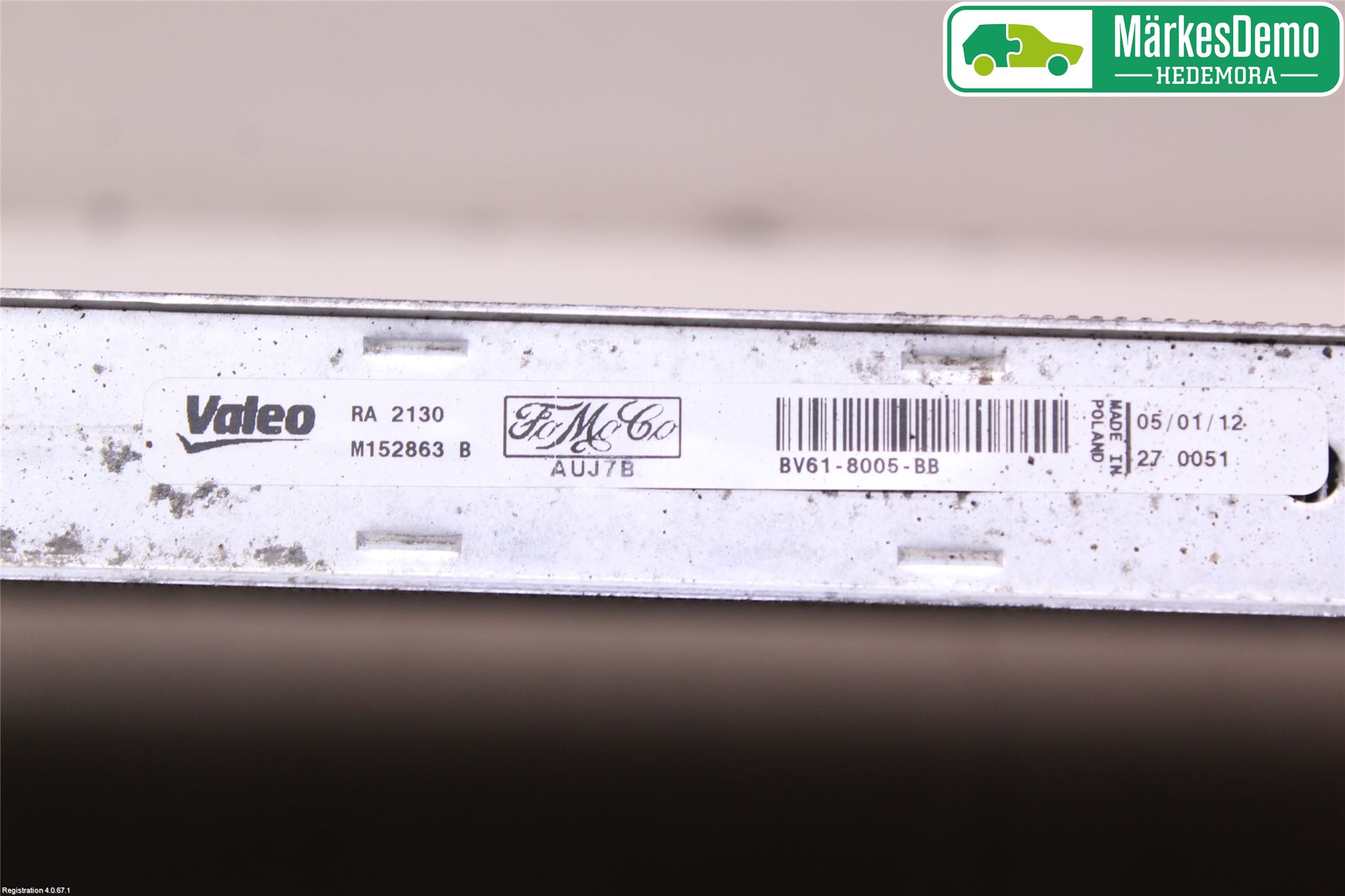 Ford FOCUS 11-14 Radiator Manuell