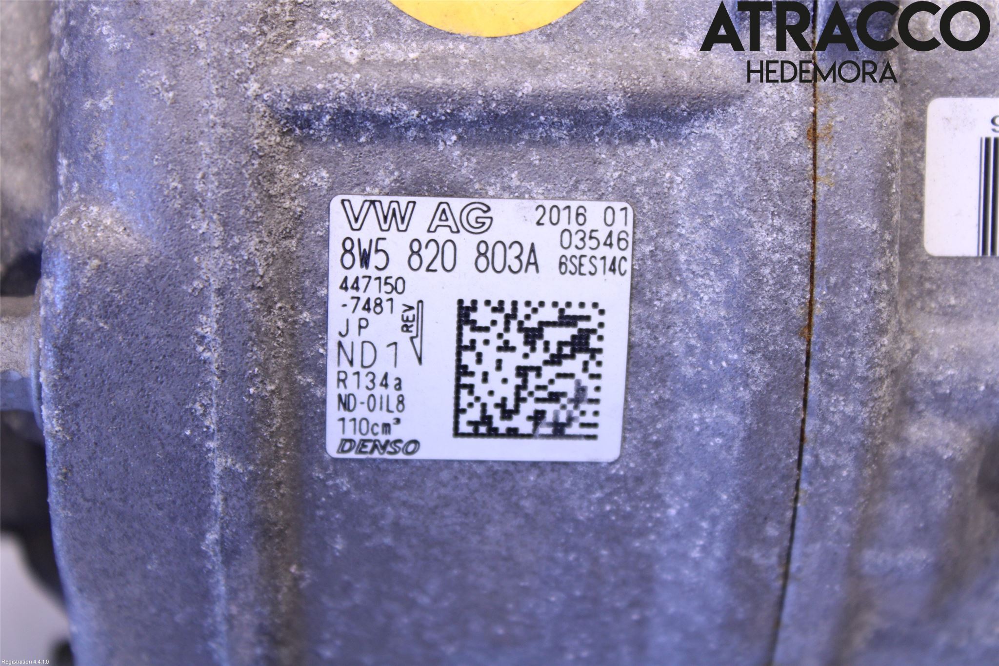 Audi A4/S4 B9 16-19 Varme Ac Kompressor