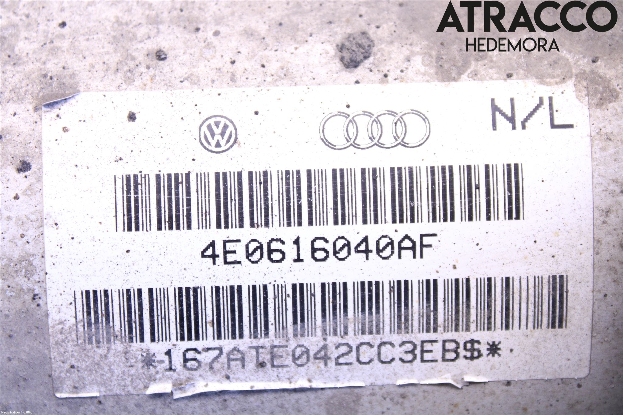 Audi A8/S8 4E  02-09 Fjærbein Foran Høyre