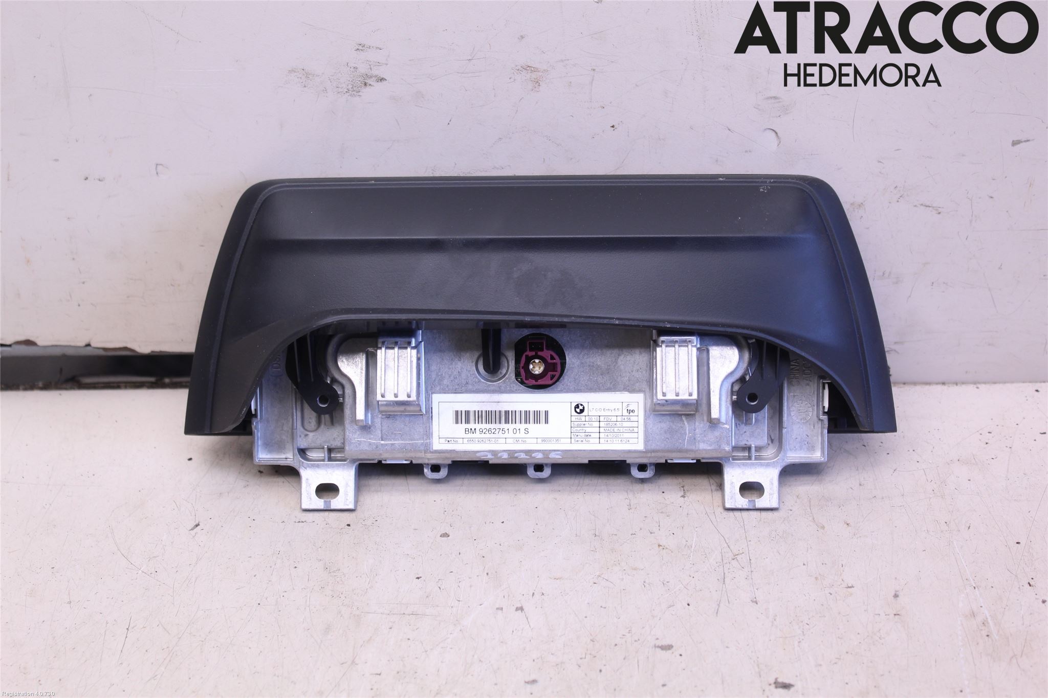 BMW 1 F20/F21 11-19 Instr Skjerm Dvd-Gps-Ac-Tlf