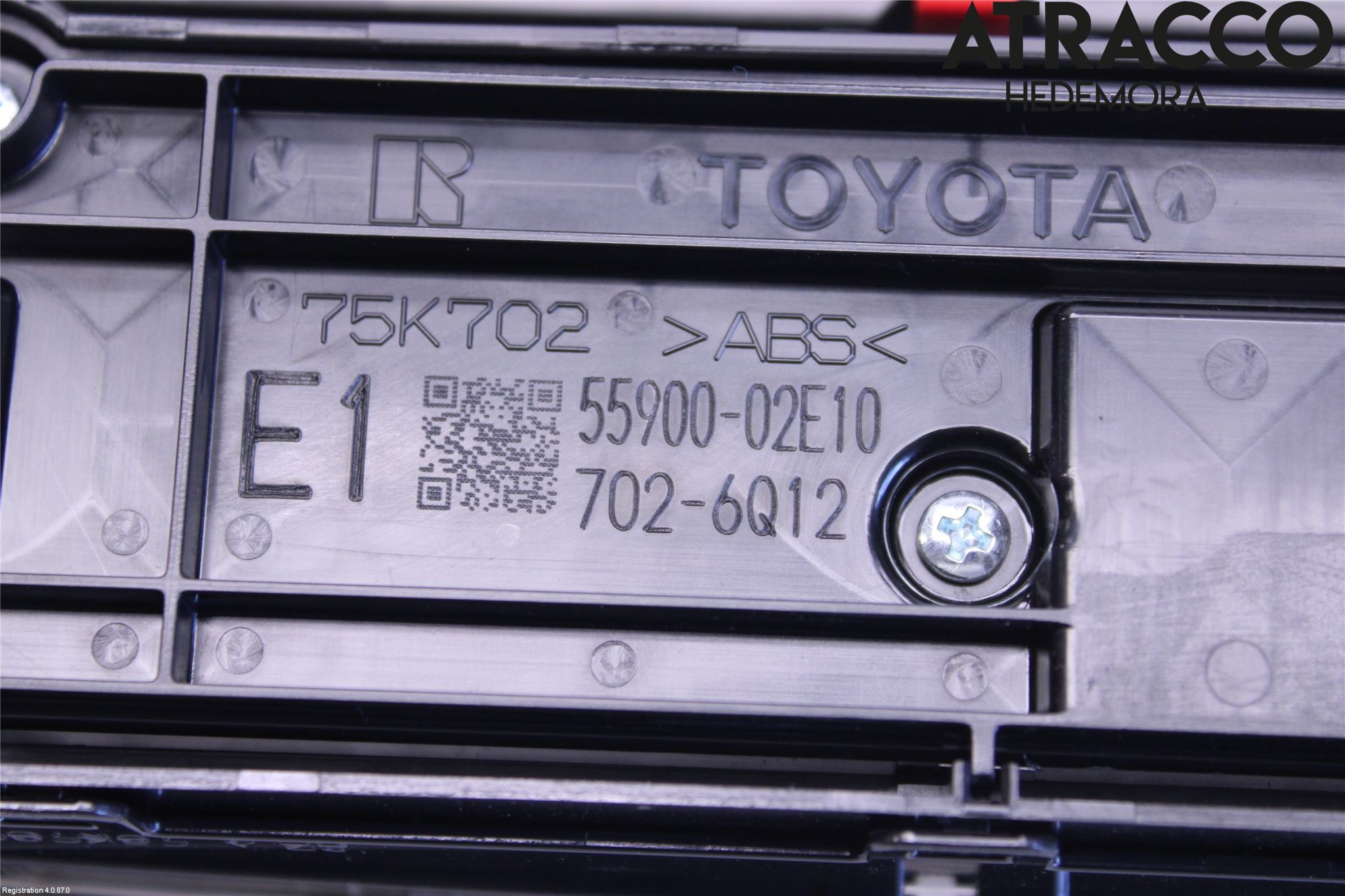 Toyota COROLLA 19- Varme Ac Betjening-Display