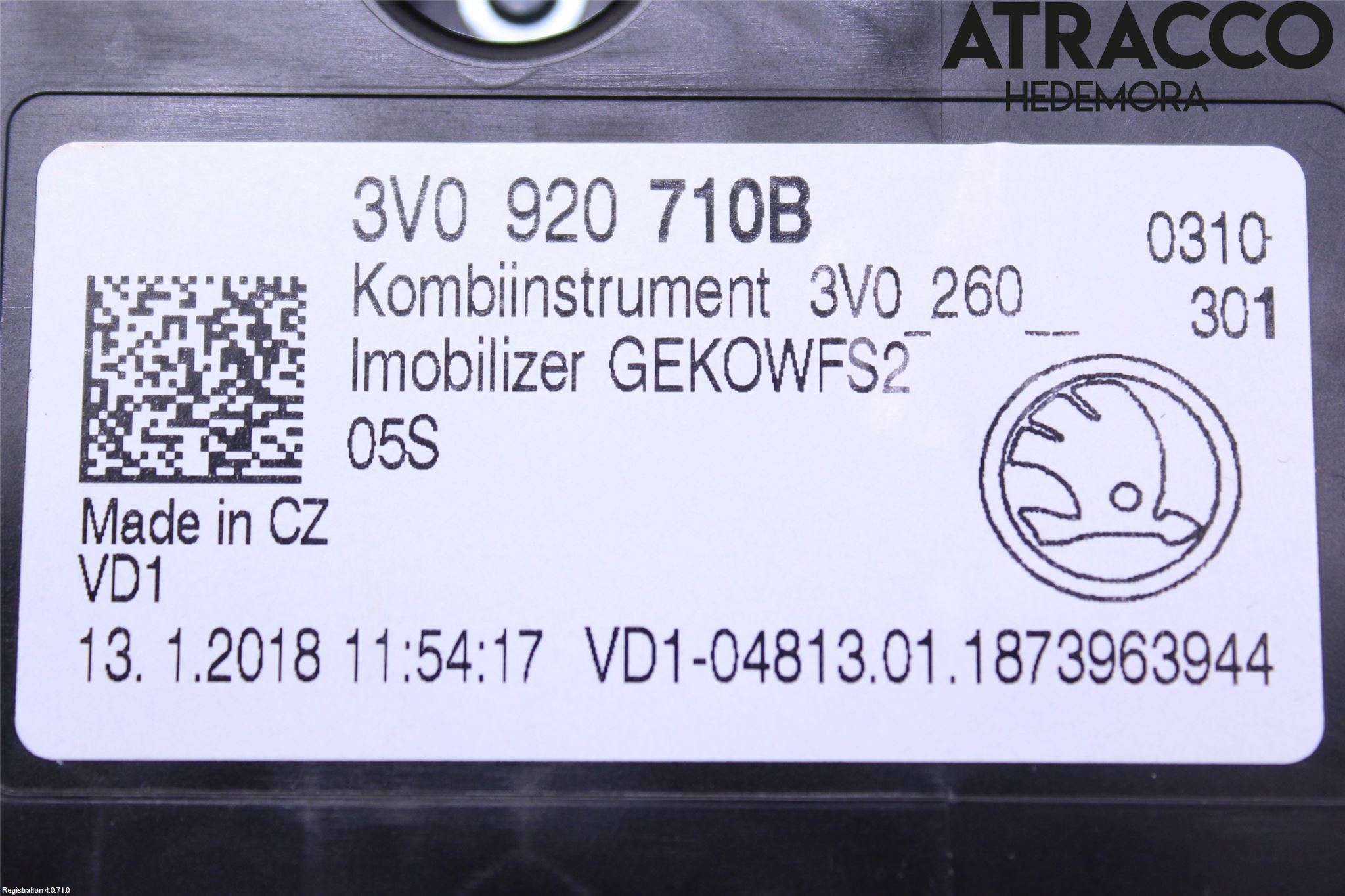 Skoda SUPERB 16-24 Instr Kombinert