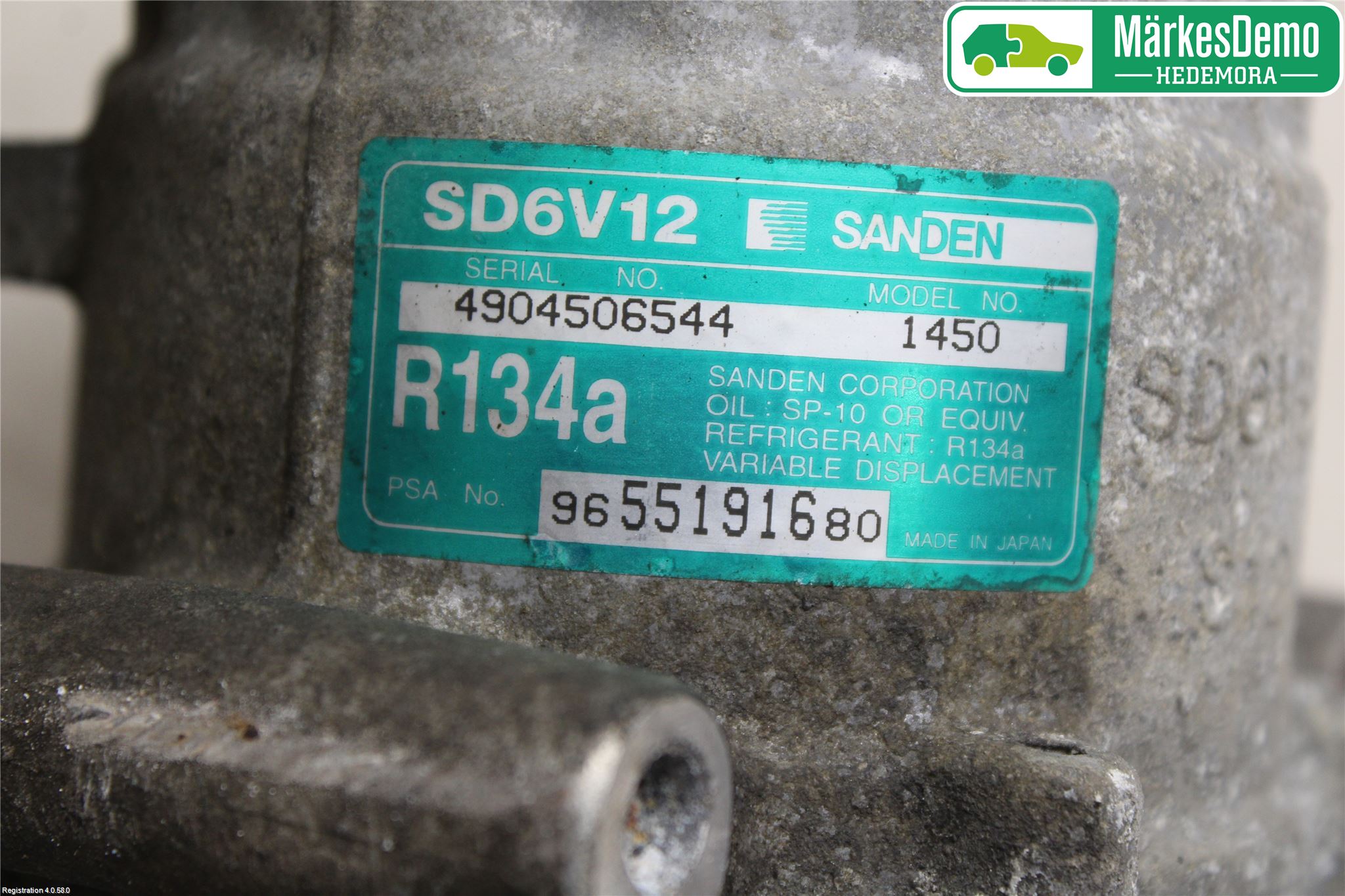 Peugeot 1007 Varme Ac Kompressor